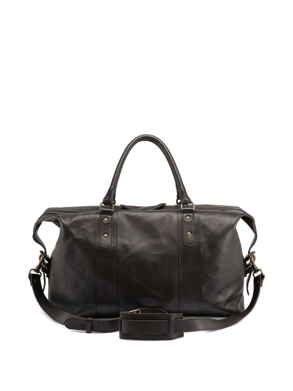 Rare 045 buckle-fastening leather travel bag - 2