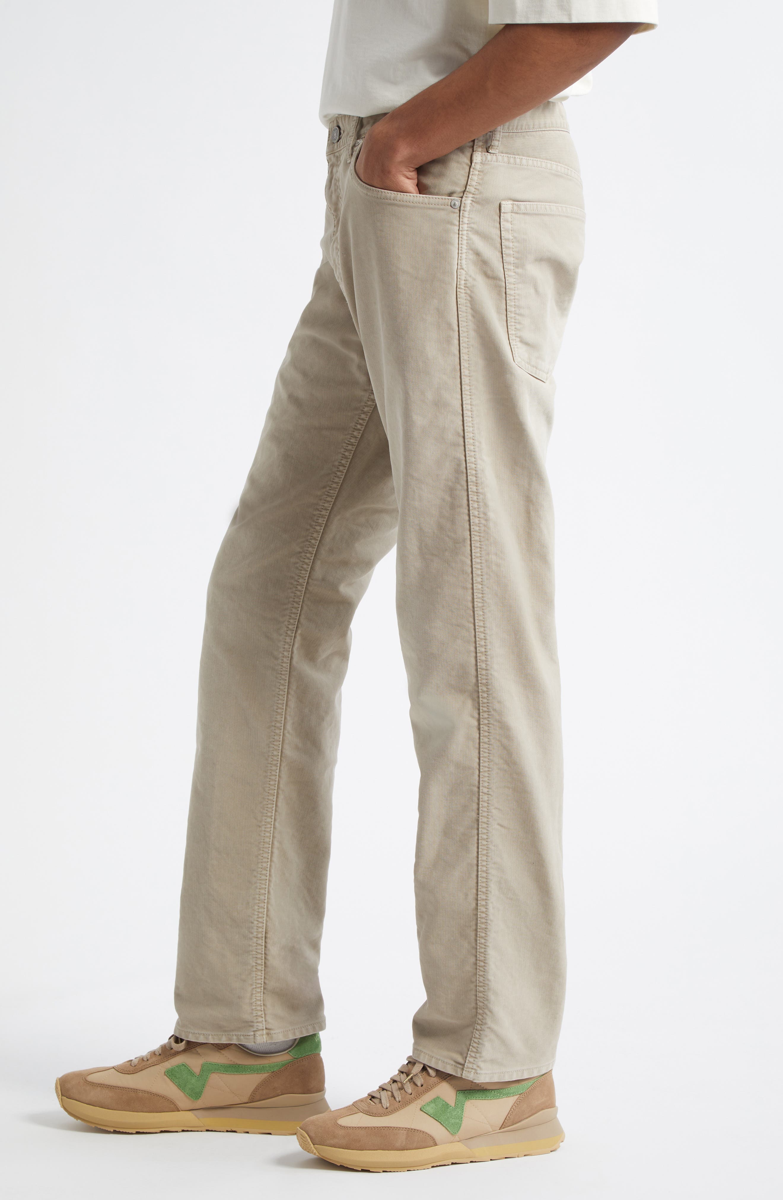 VISVIM Fluxus Cotton Corduroy Pants in Beige at Nordstrom - 4