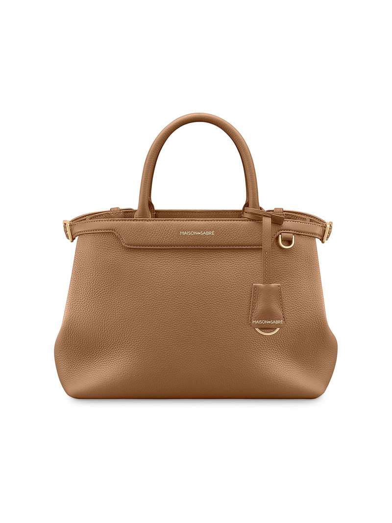 Women's The Medium Palais Top Handle Bag - Sandstone Brown 1