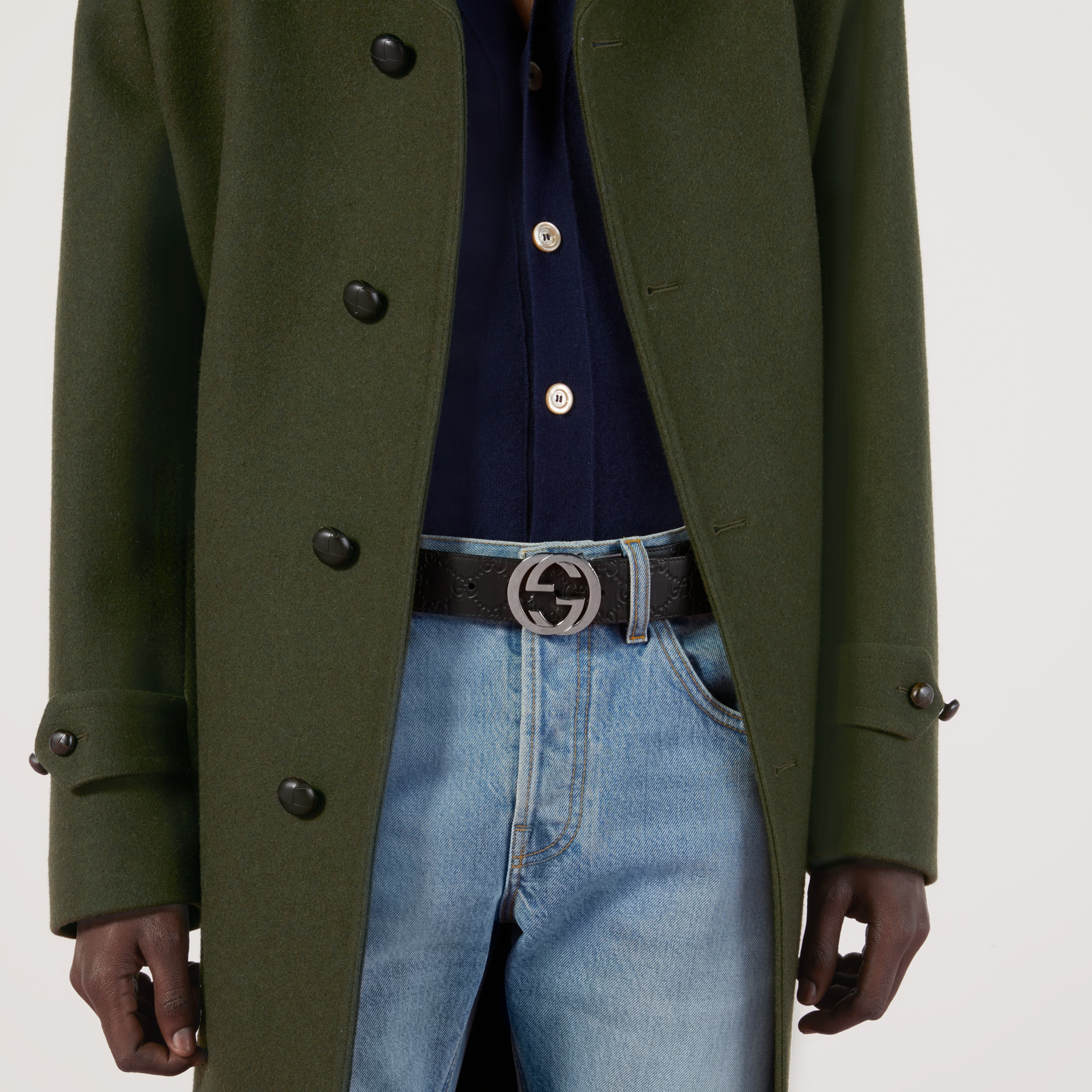 Reversible Gucci Signature belt - 3