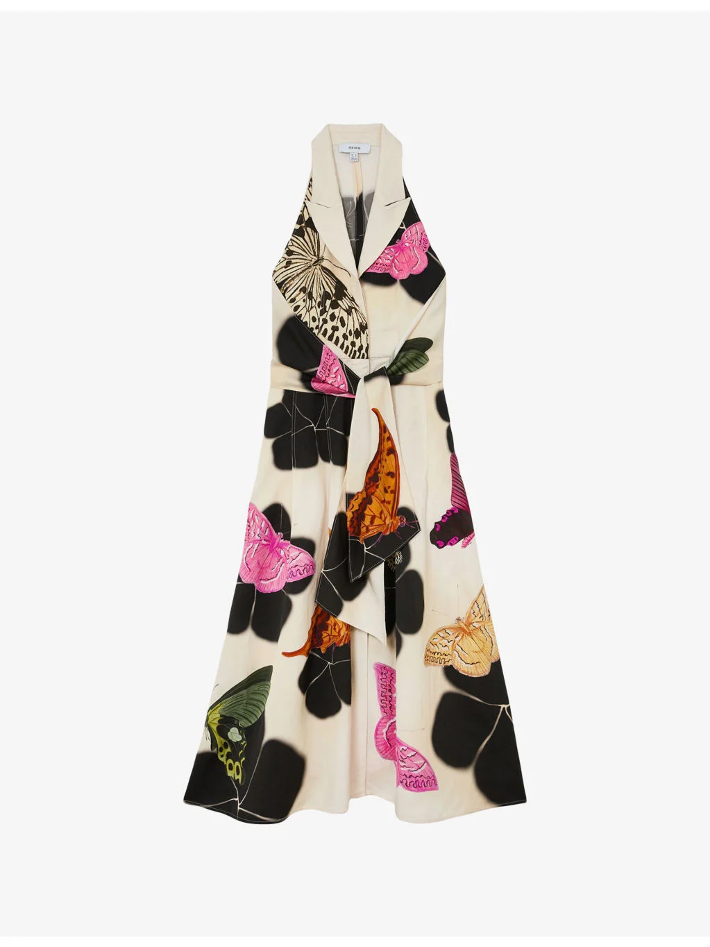 Reiss x New York Botanical Garden Azalea Woven Midi Dress - 1