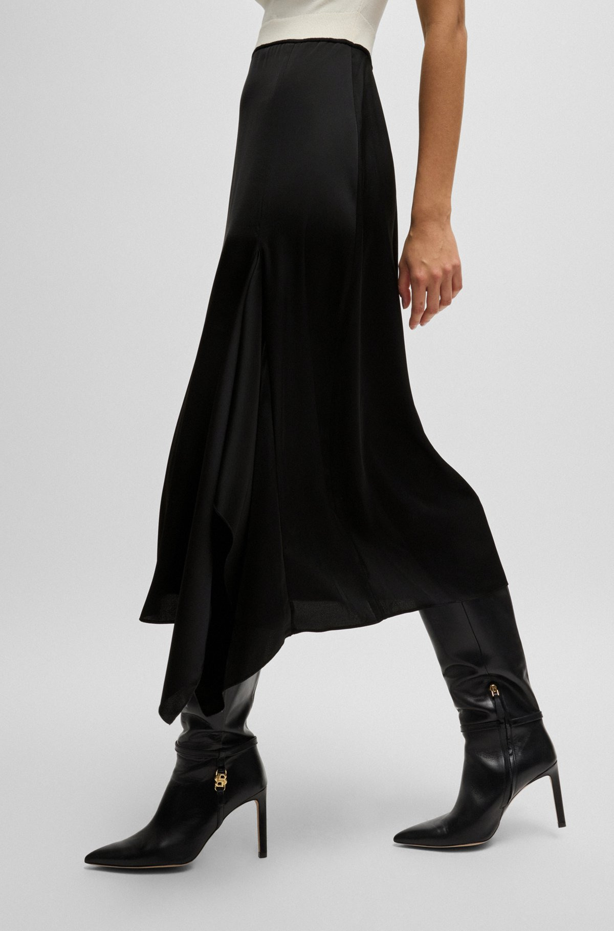 TWO-PART DRESS WITH VOLANT TRIM - 6