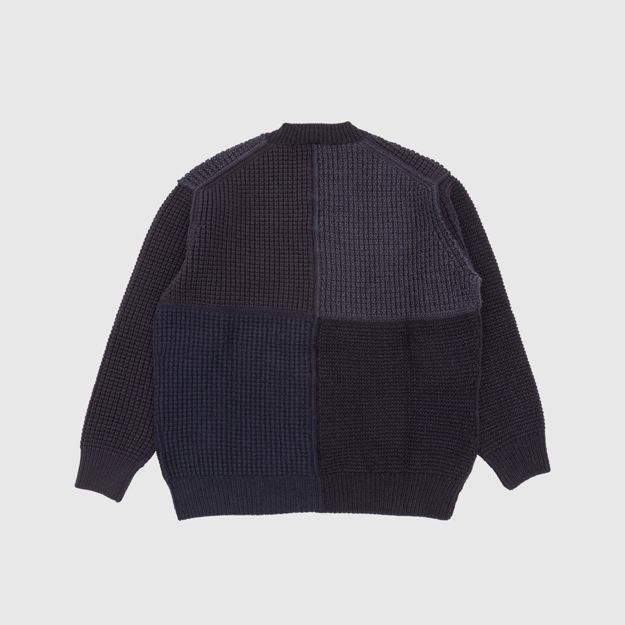 MIXED WOOL CABLE SWEATER - 5