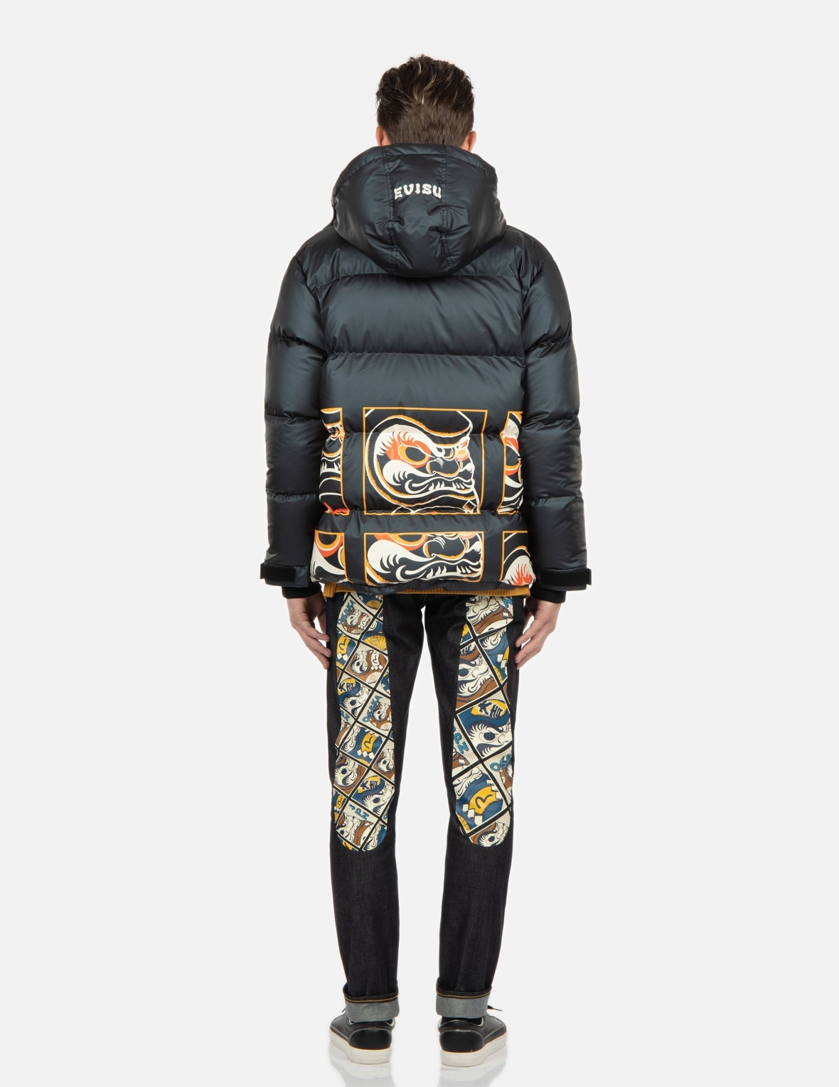 MULTI-DARUMA PRINT DOWN JACKET - 5