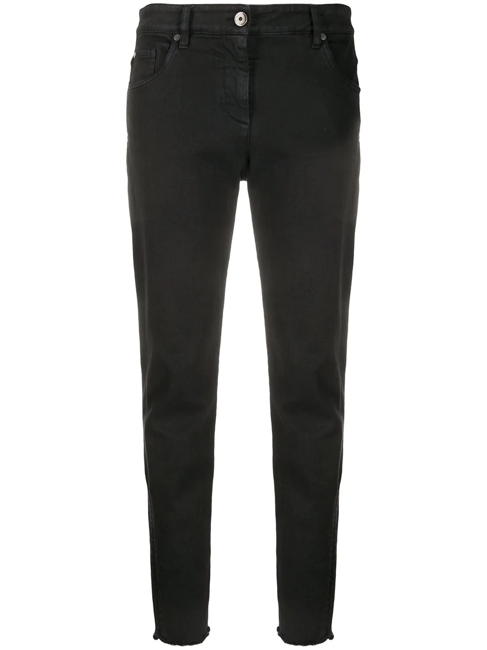 mid-rise skinny jeans - 1