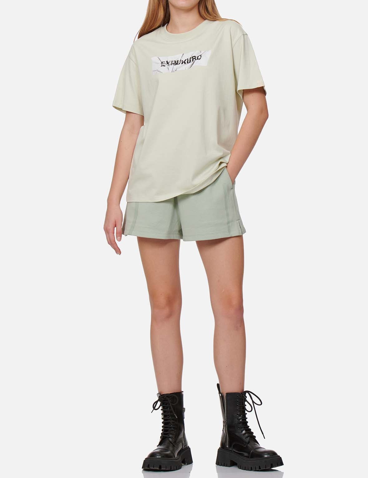 Crinkled Box Logo Print T-Shirt - 5