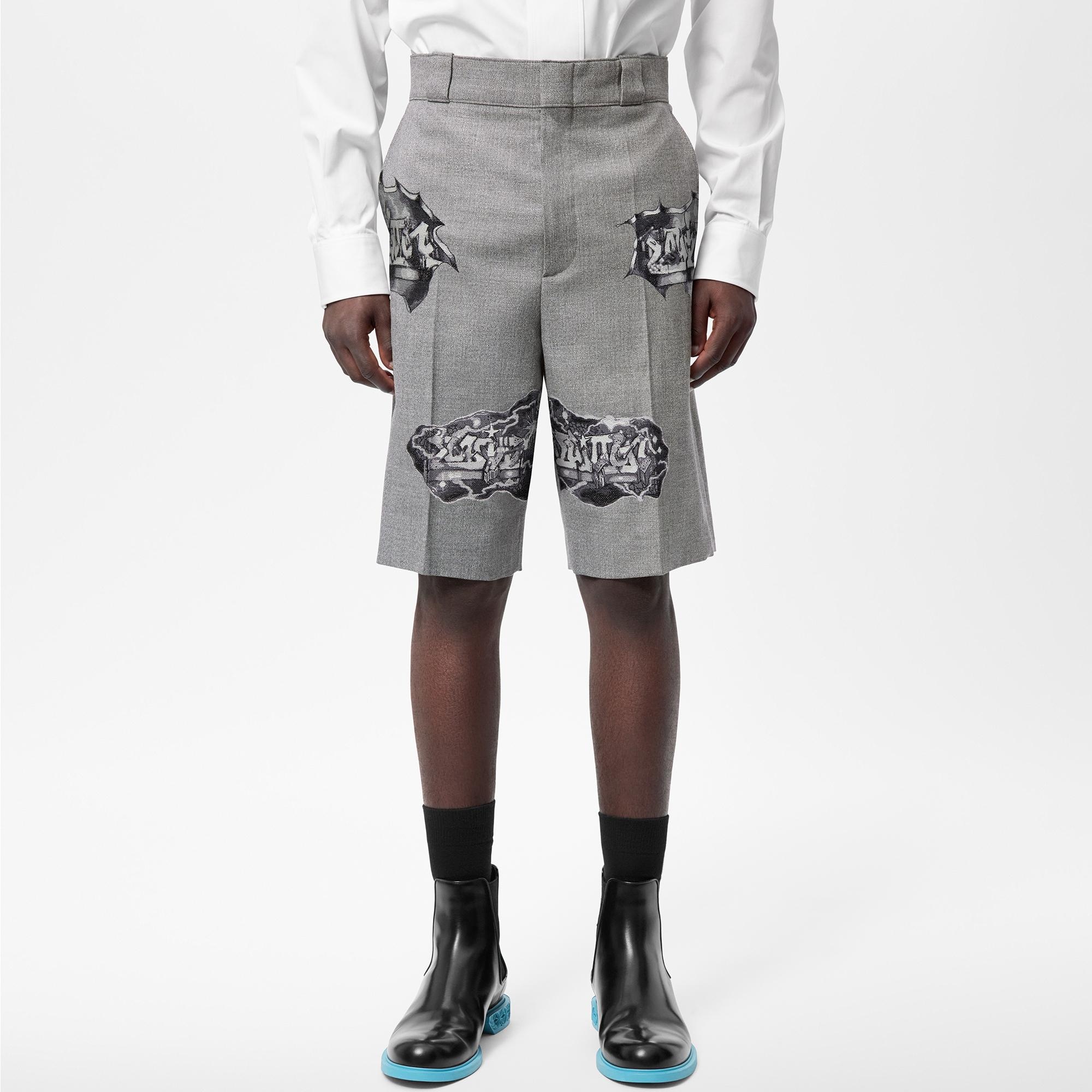 LV Graffiti Tailored Shorts - 3