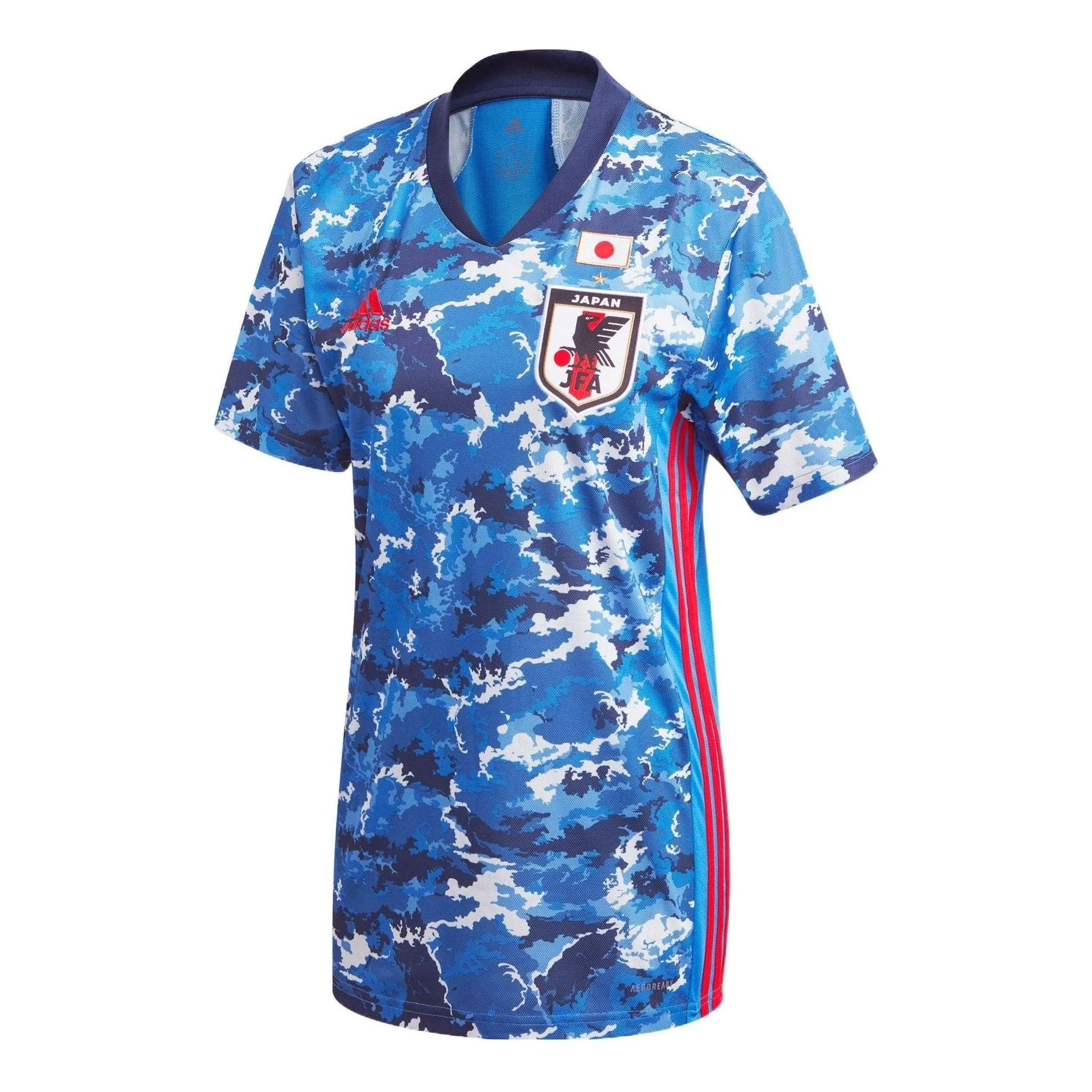 (WMNS) adidas Japan Home Jersey 'Blue White' ED7364 - 1