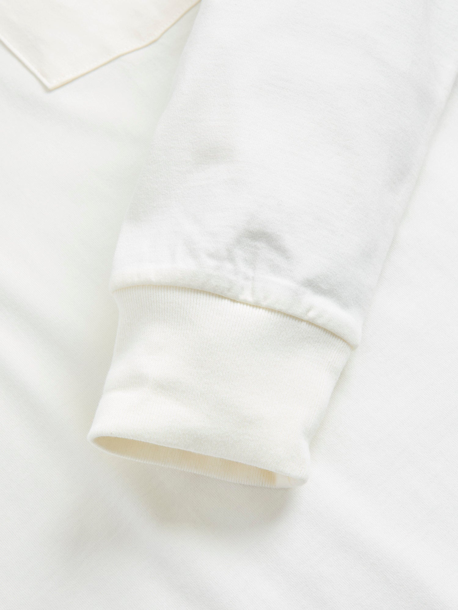 40/2 Long Sleeve Pocket T-Shirt in White - 5