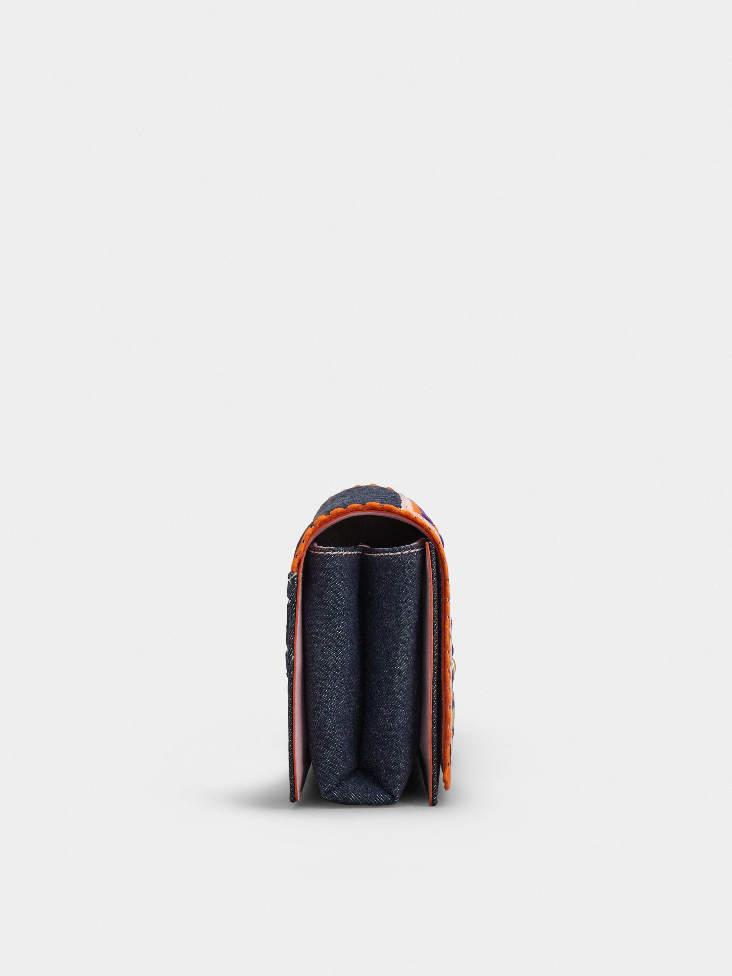 Viv' Choc Funky Bag in Denim - 3