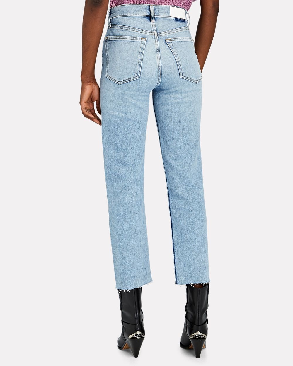 70s High-Rise Stove Pipe Jeans - 5