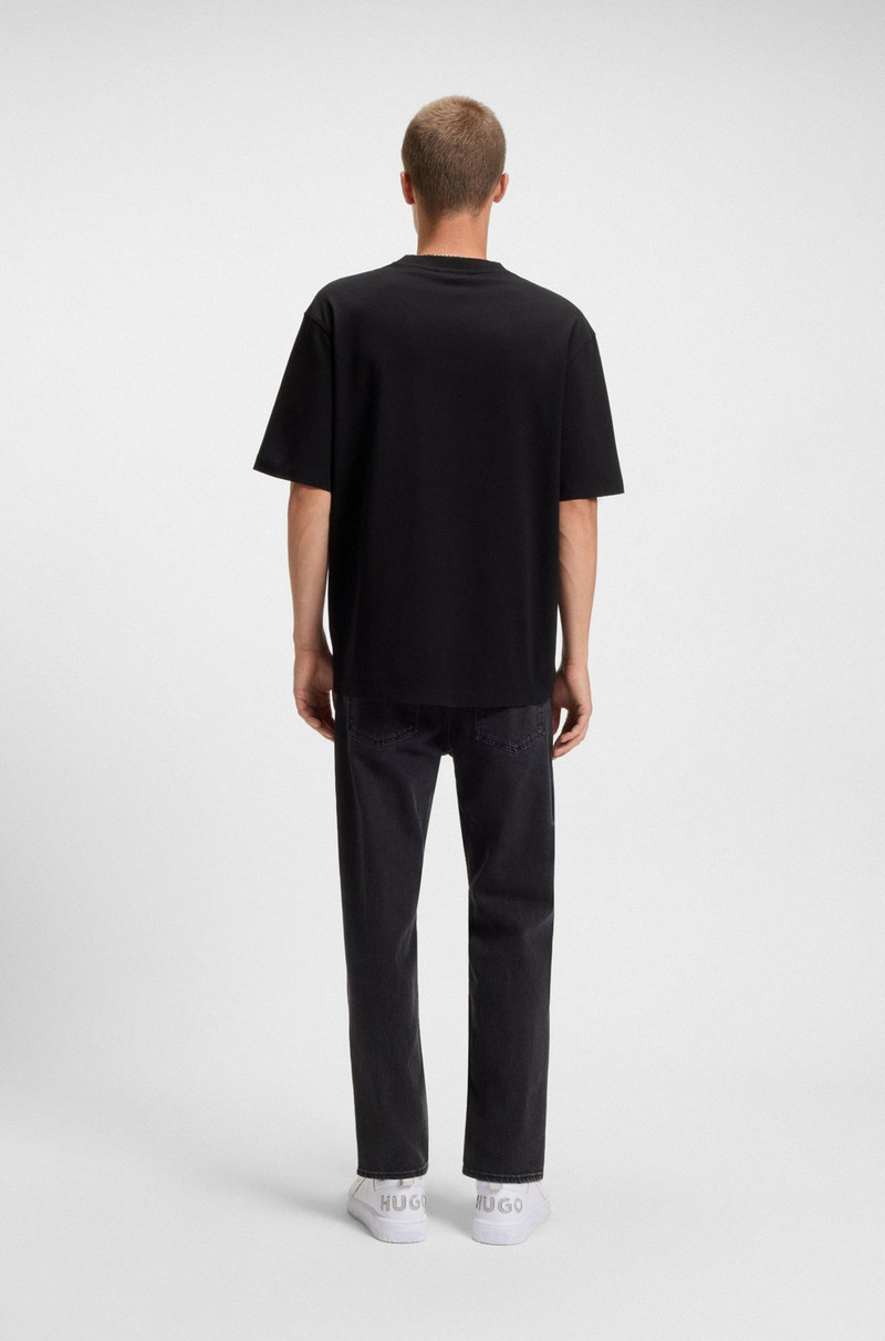 COTTON-JERSEY T-SHIRT WITH REVERSE-LOGO EMBROIDERY 5