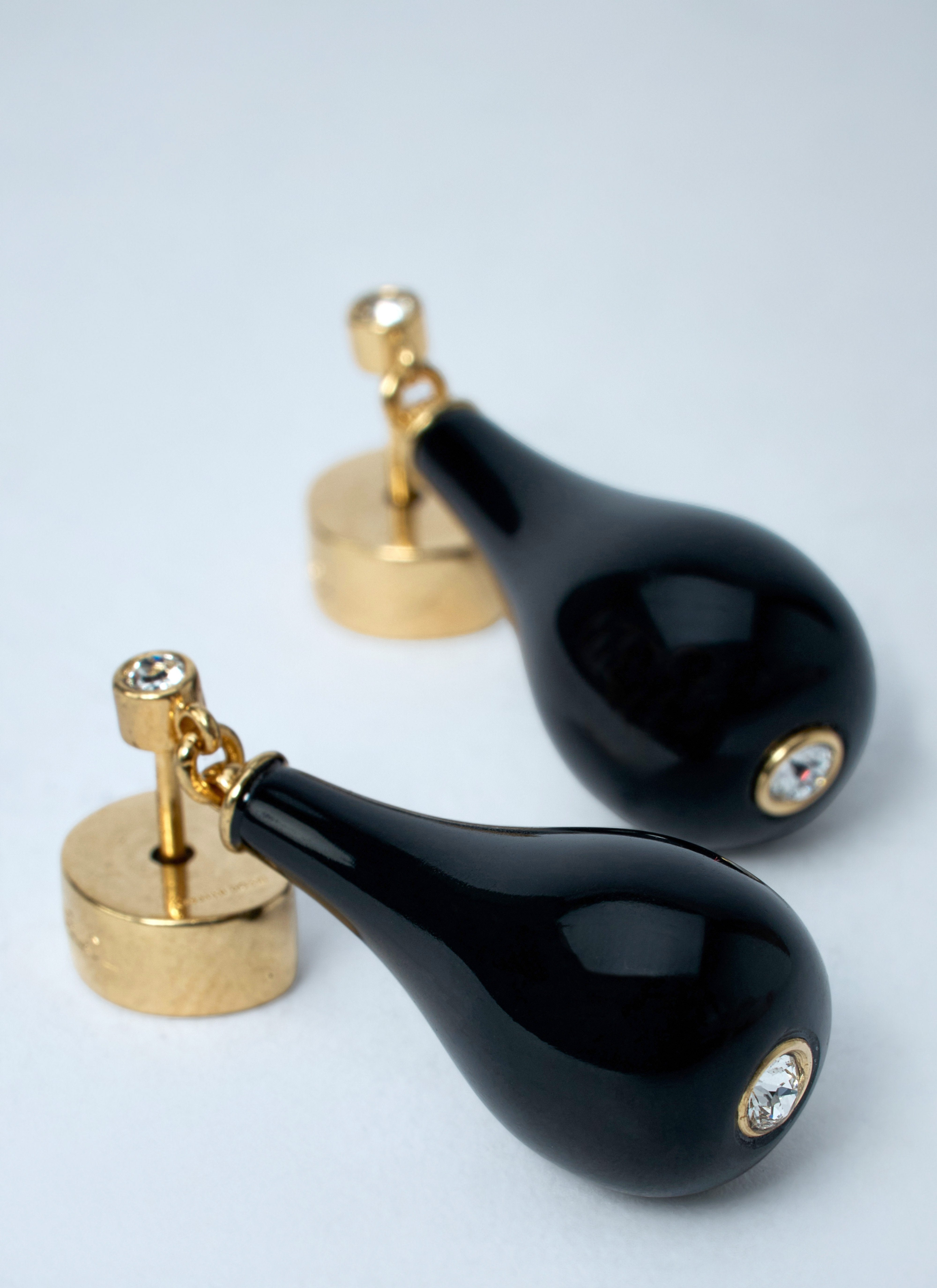 Toteme Women Onyx Drop Earrings - 2