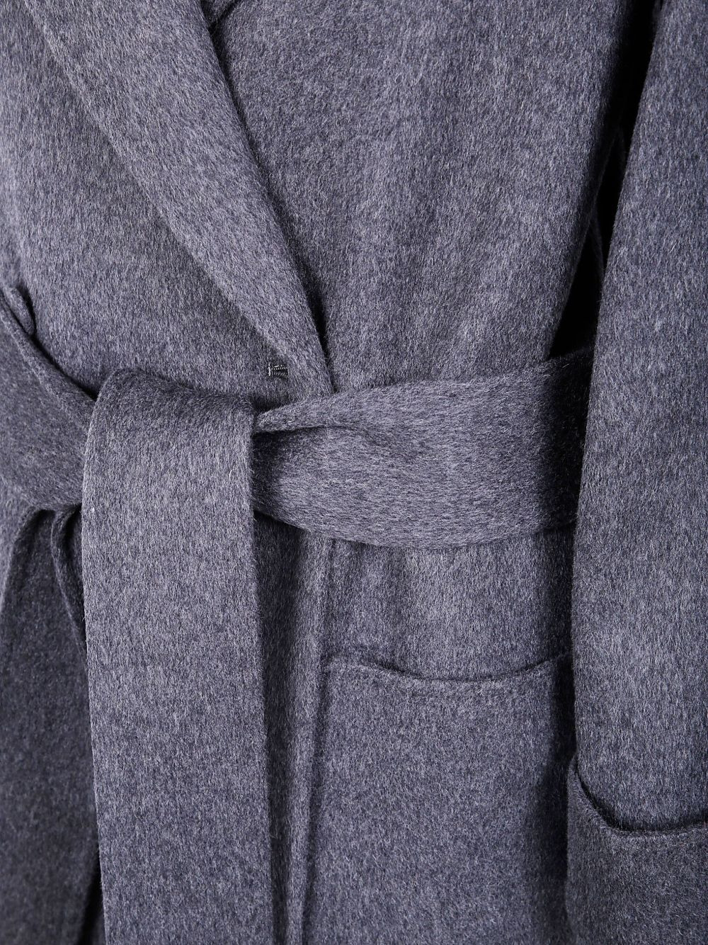 belted wool coat - 3