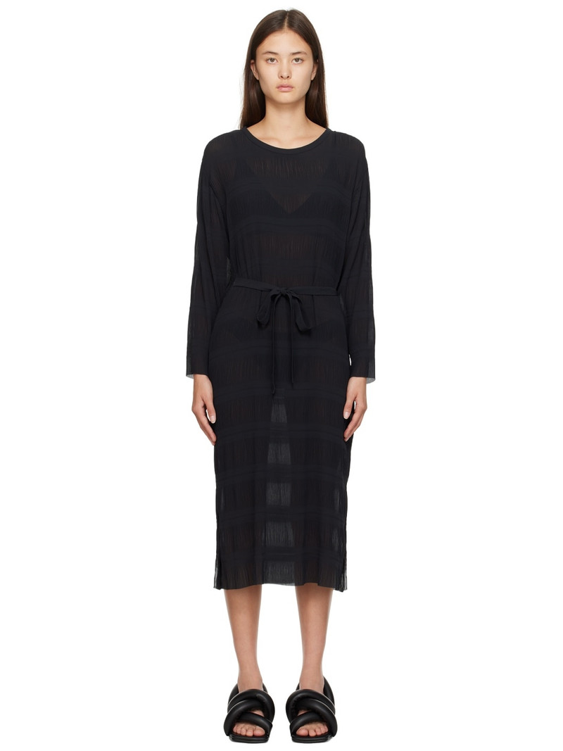 Black Grow Midi Dress 1