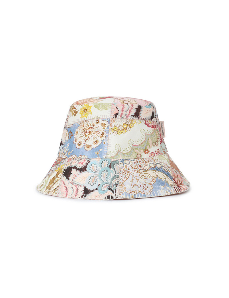 PRINTED CANVAS BUCKET HAT 1