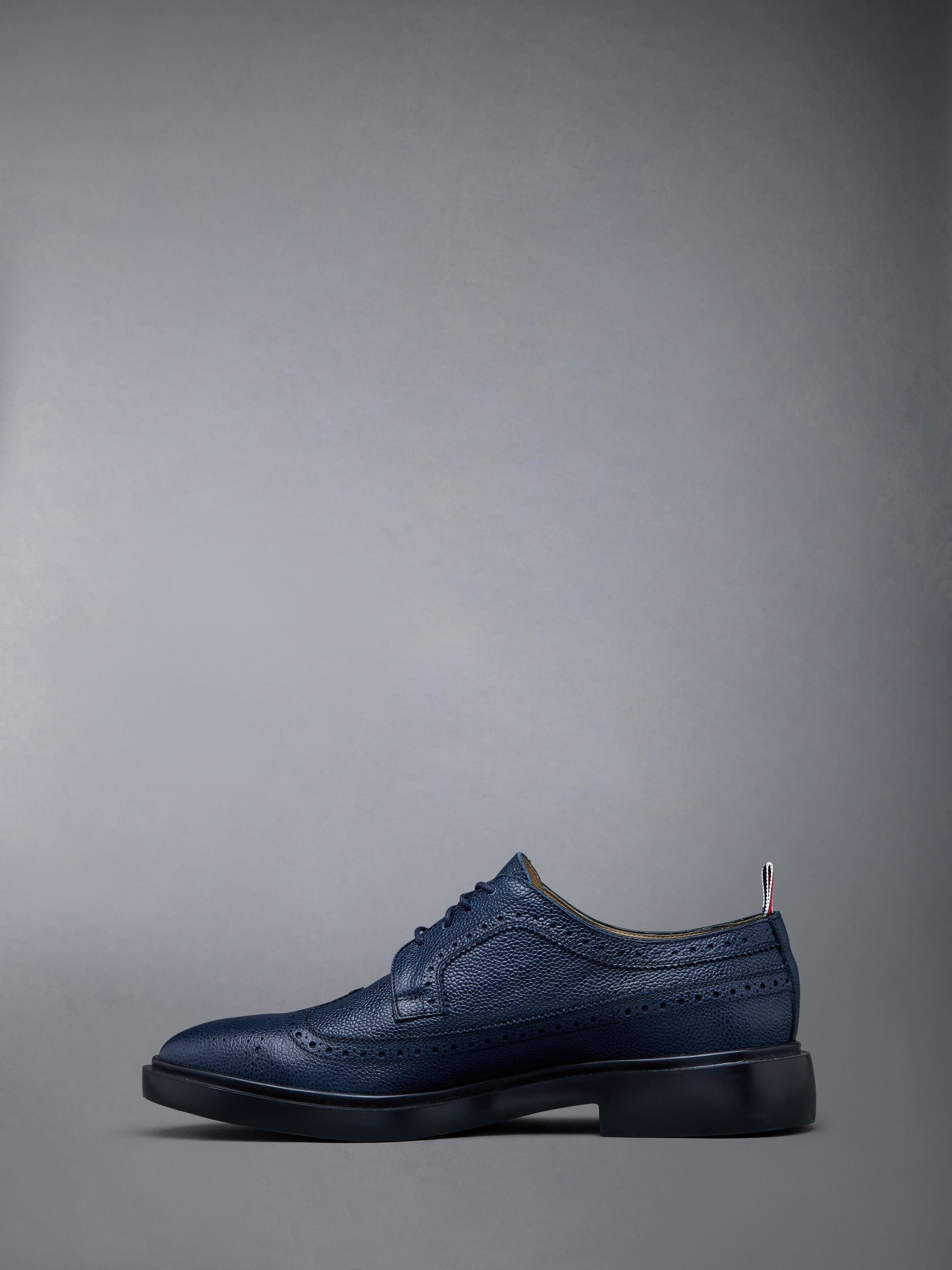 Pebble Grain Leather Longwing Brogue - 3