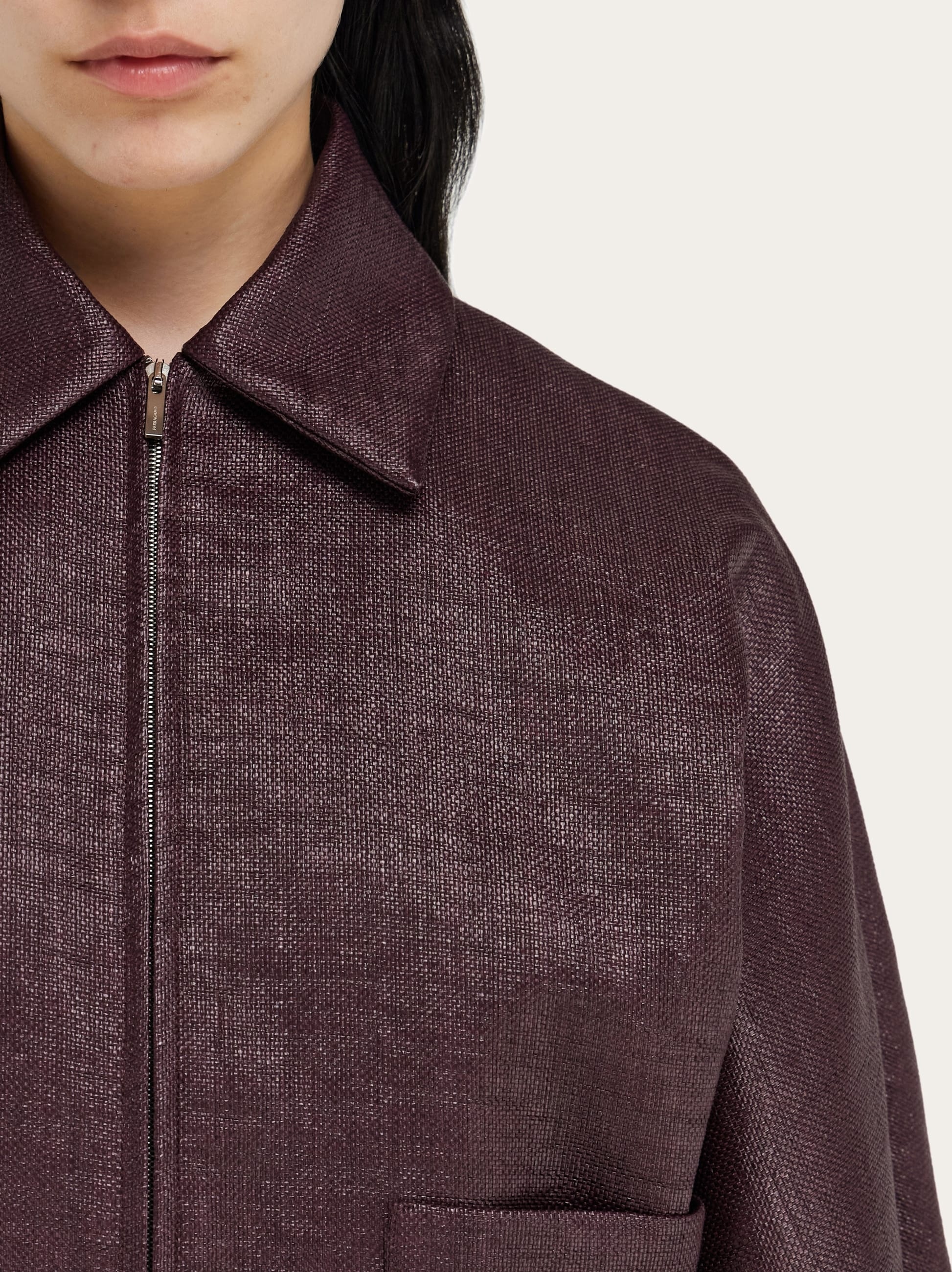 Cropped bomber - 5