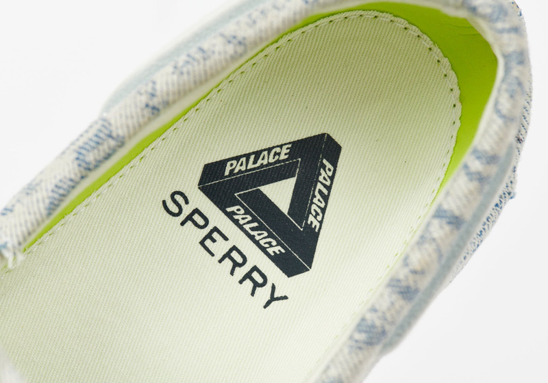 PALACE SPERRY CLOUD AUTHENTIC ORIGINAL 3 EYE DENIM BOATSHOE WHITE 6