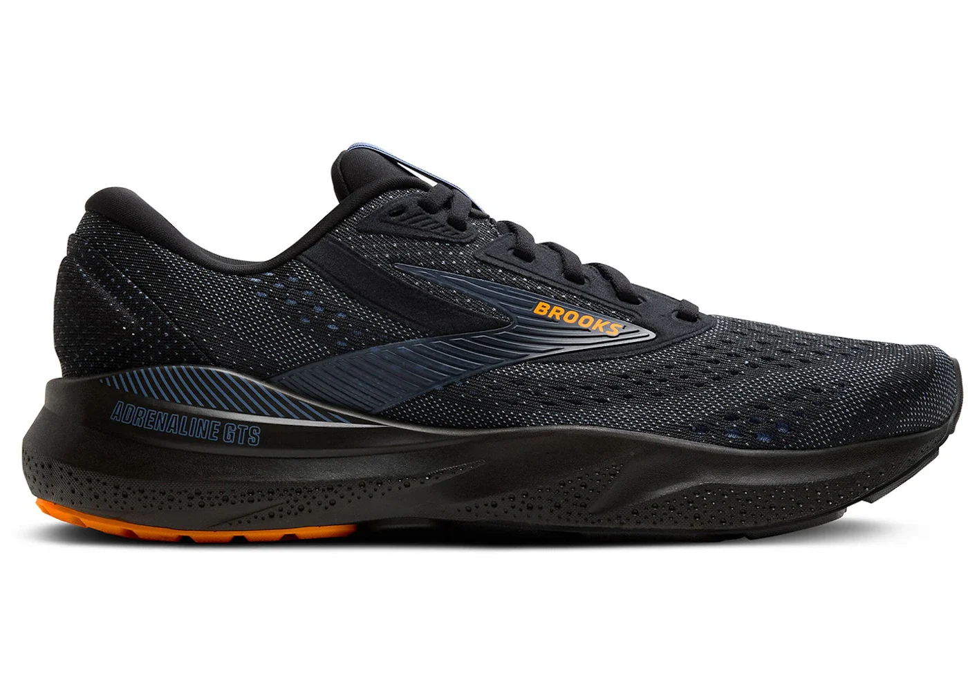 Brooks Adrenaline GTS 24 Black Country Blue Orange - 1