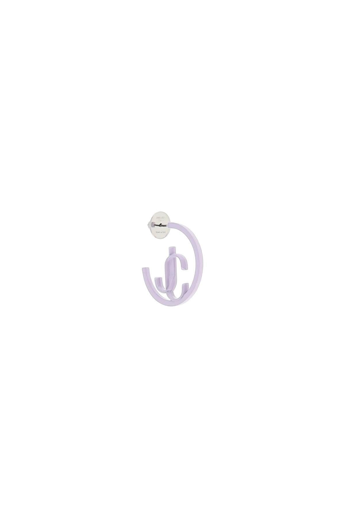 【Jimmy Choo】JC Monogram Hoops Gold-Finish Metal JC Monogram Hoops | JC Monogram Hoops