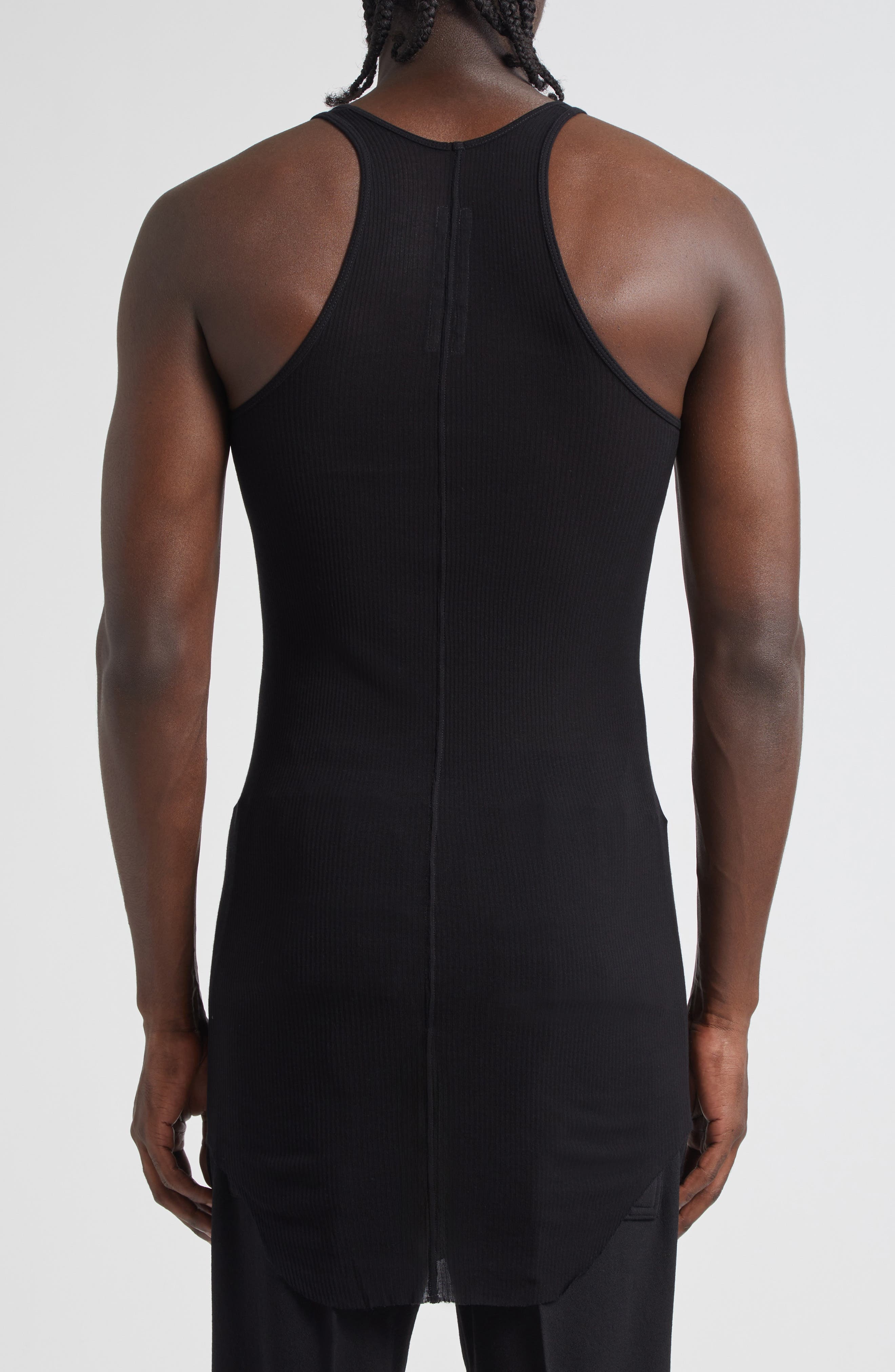 Rick Owens Basic Rib Tank in Black at Nordstrom - 3