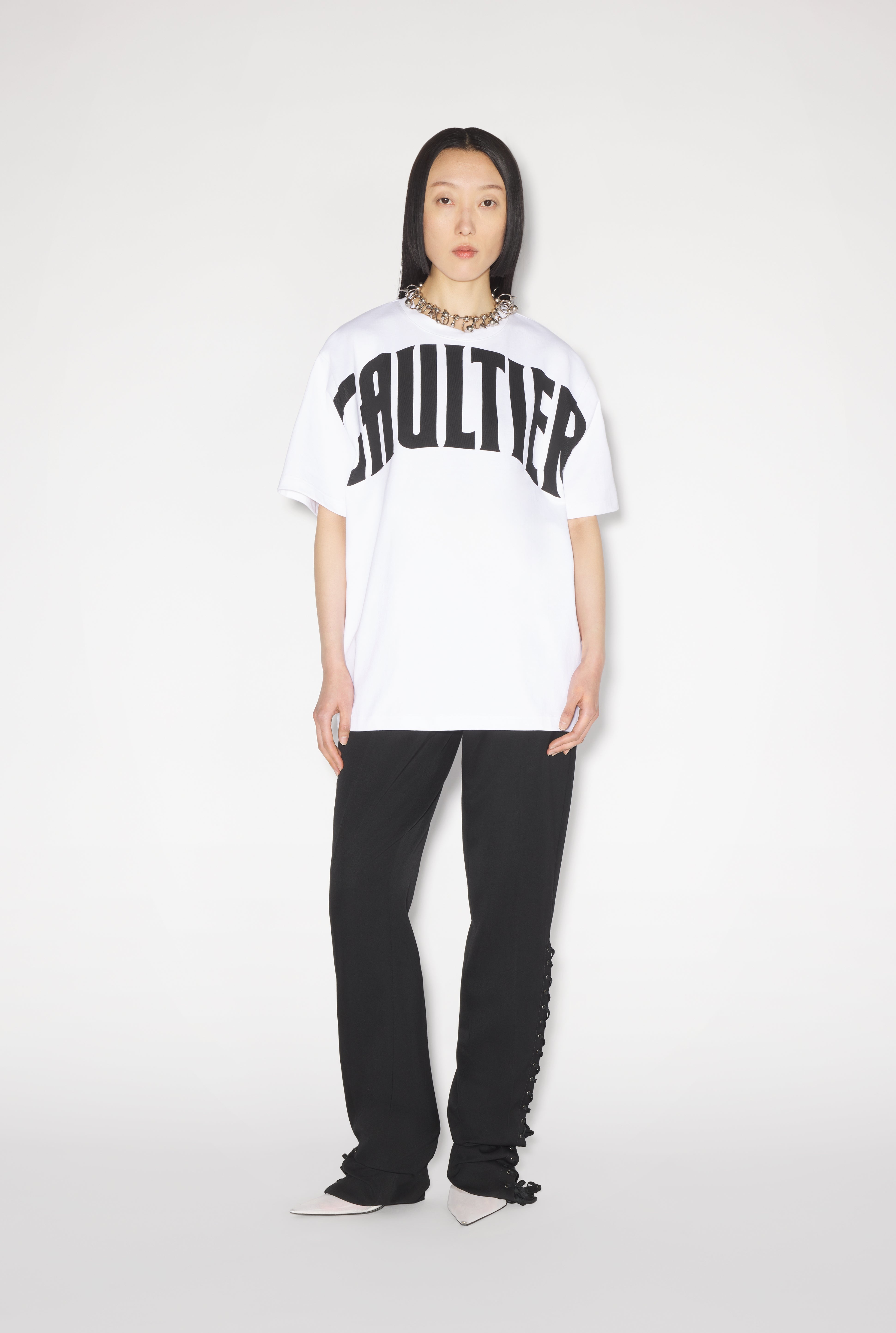THE LARGE WHITE GAULTIER T-SHIRT - 2