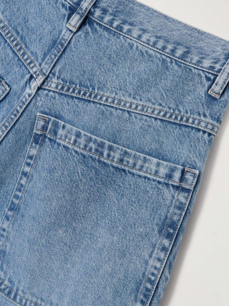 + NET SUSTAIN Skater high-rise wide-leg jeans 6