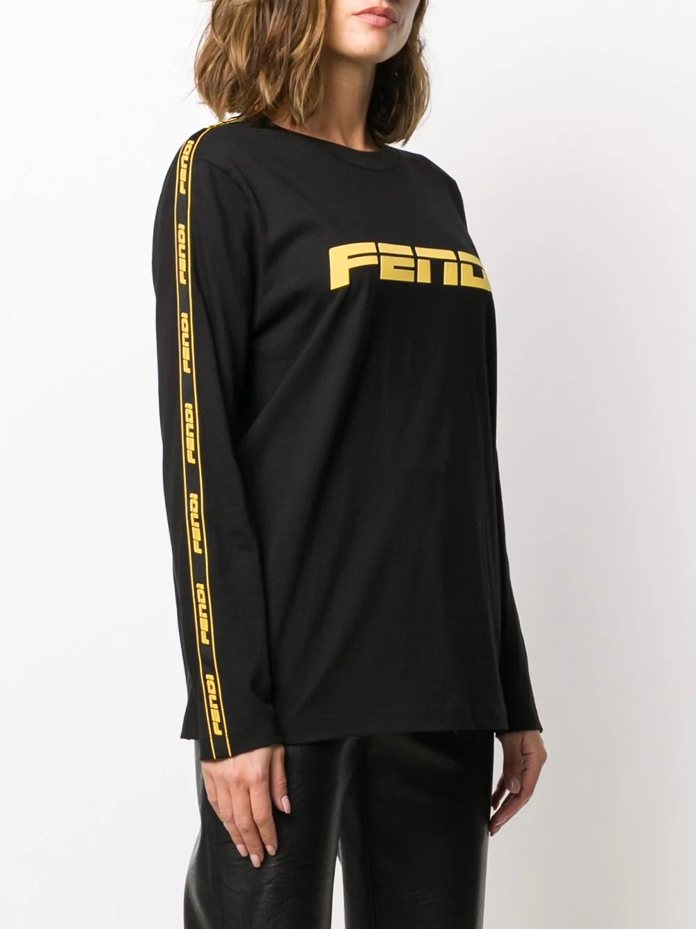 long sleeve logo T-shirt - 3