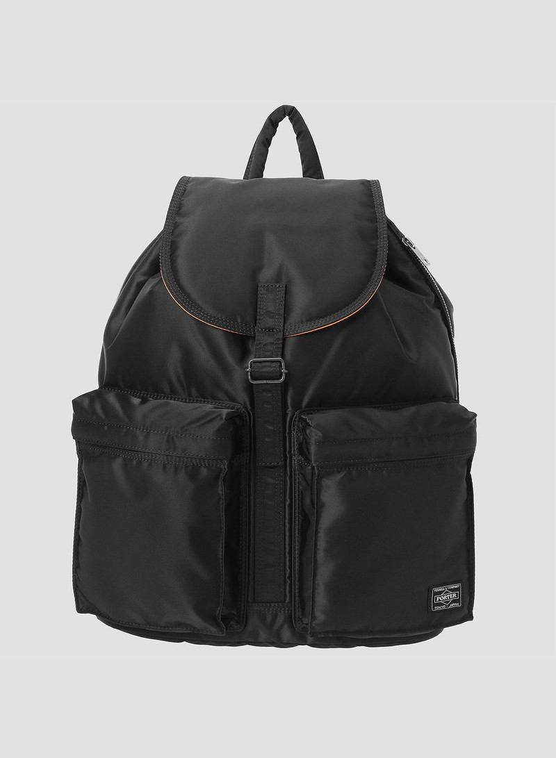 Nigel Cabourn Porter-Yoshida & Co Tanker Rucksack in Black outlook