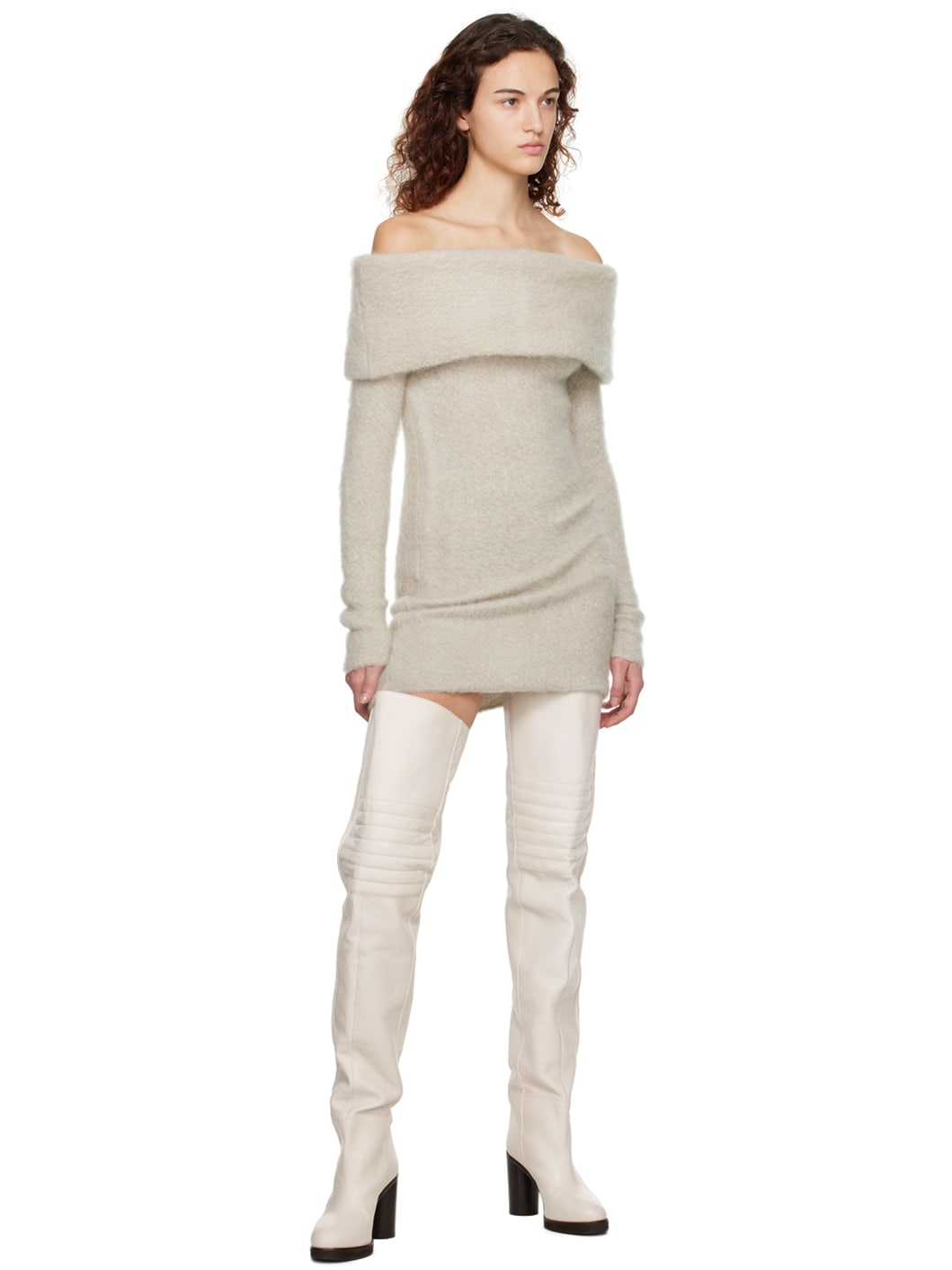 White Laelle Boots - 5