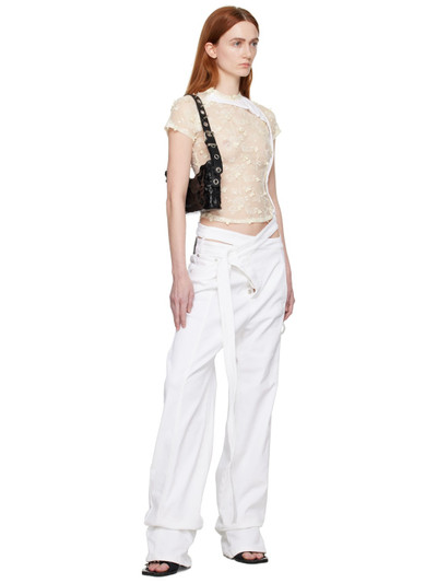 OTTOLINGER White Cutout Jeans outlook