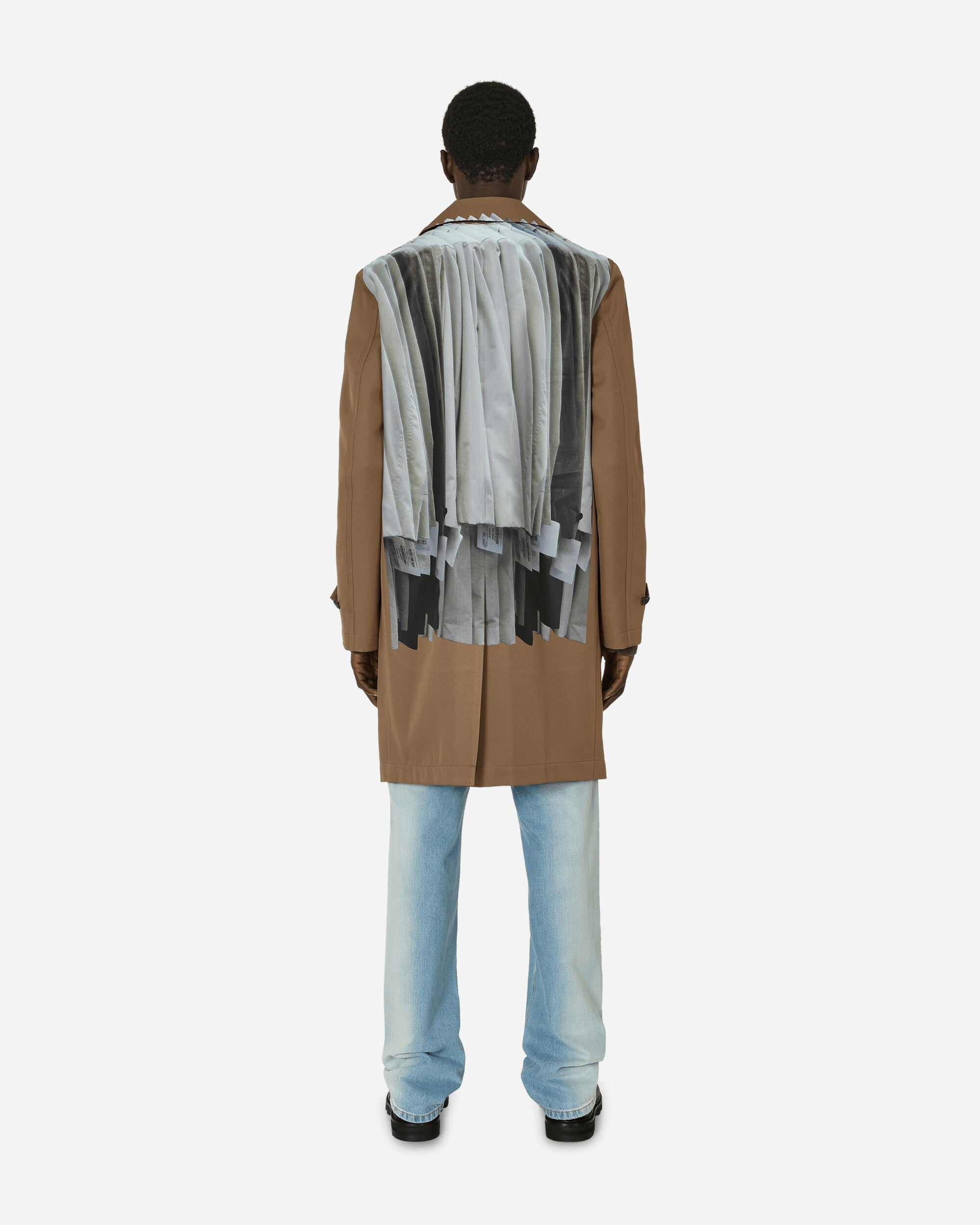 Comme des Garçons Homme Brown Single-Breasted Coat