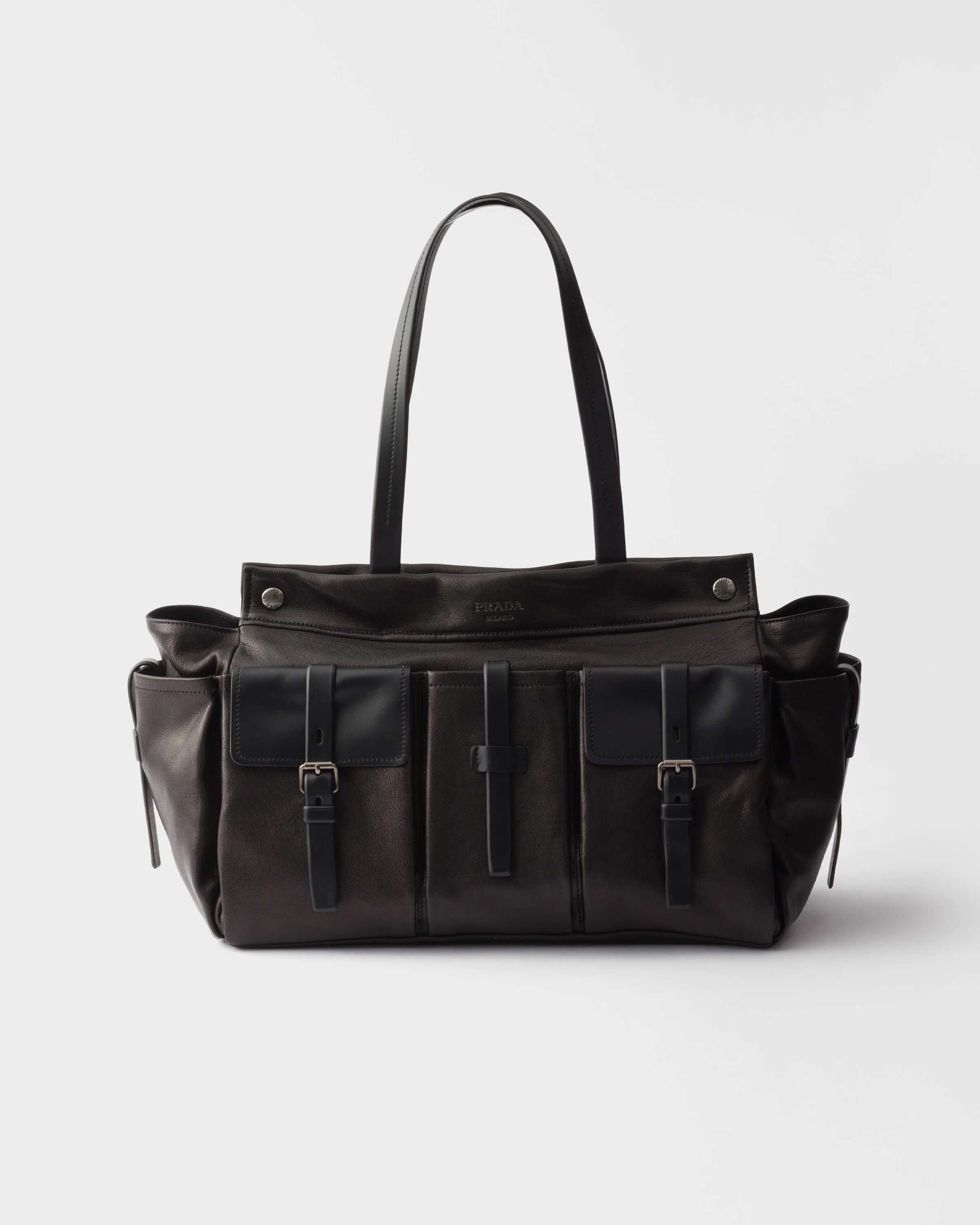 Prada Route leather tote bag - 1