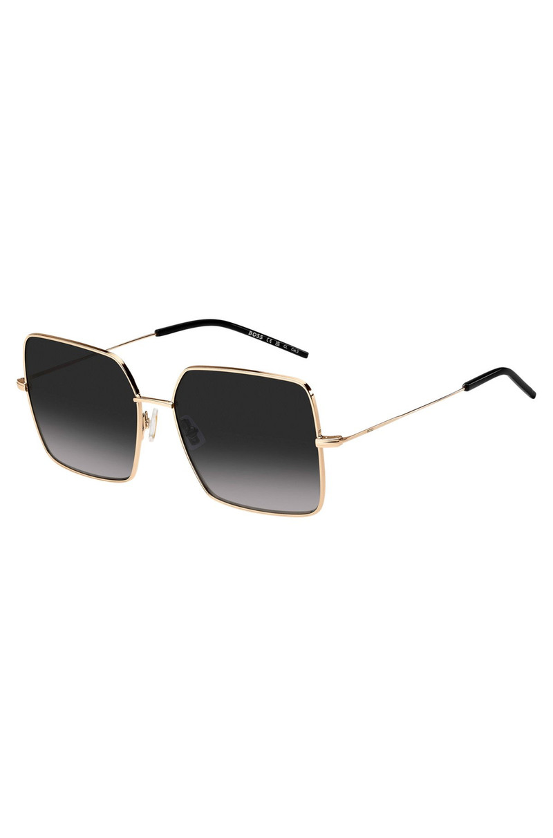 GOLD-TONE SUNGLASSES WITH BLACK END-TIPS 1