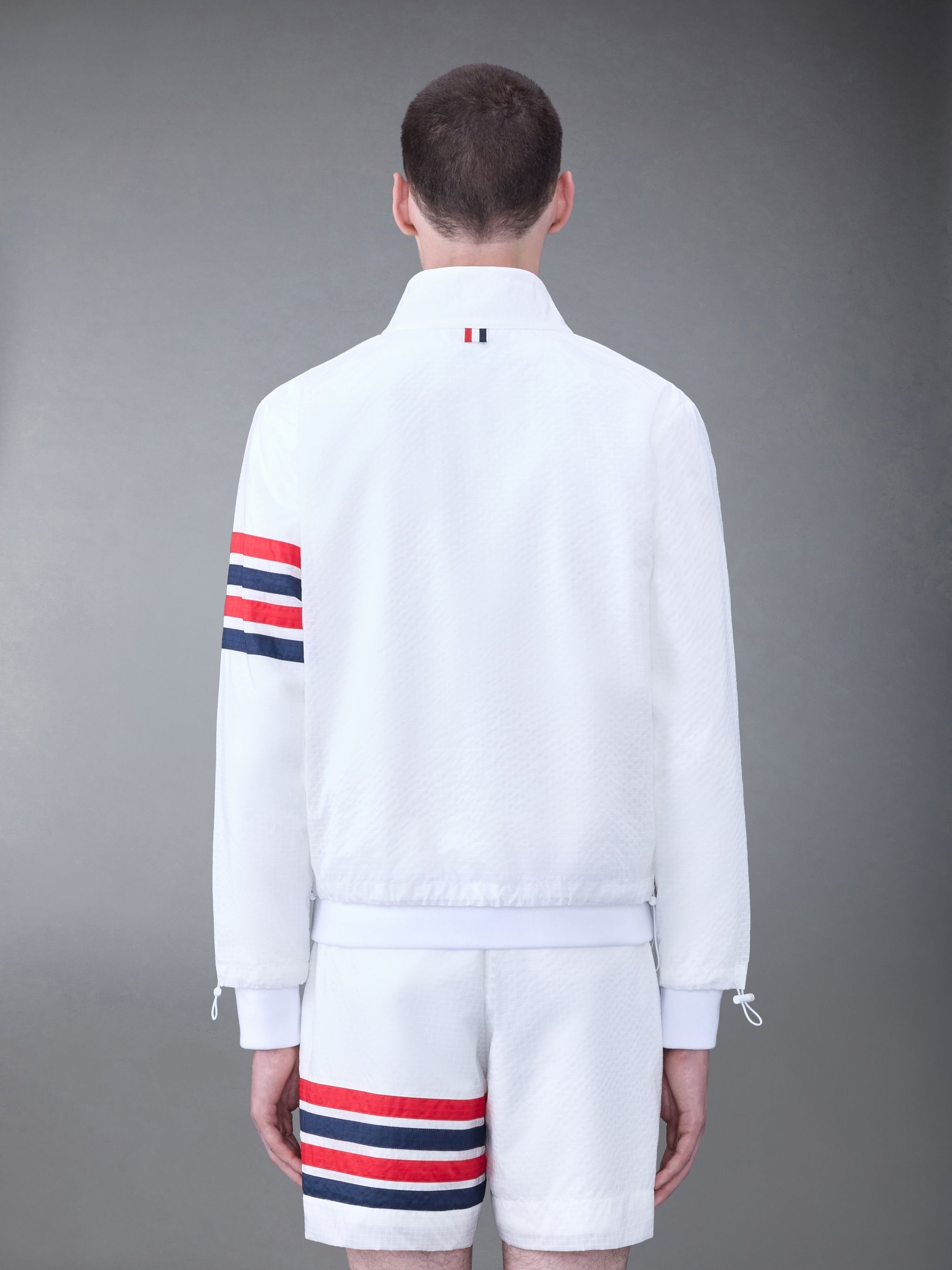 4-Bar stripe ripstop jacket - 2