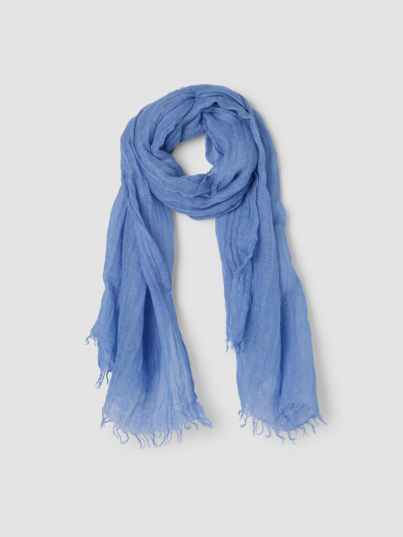 Textured Linen Blend Scarf 1