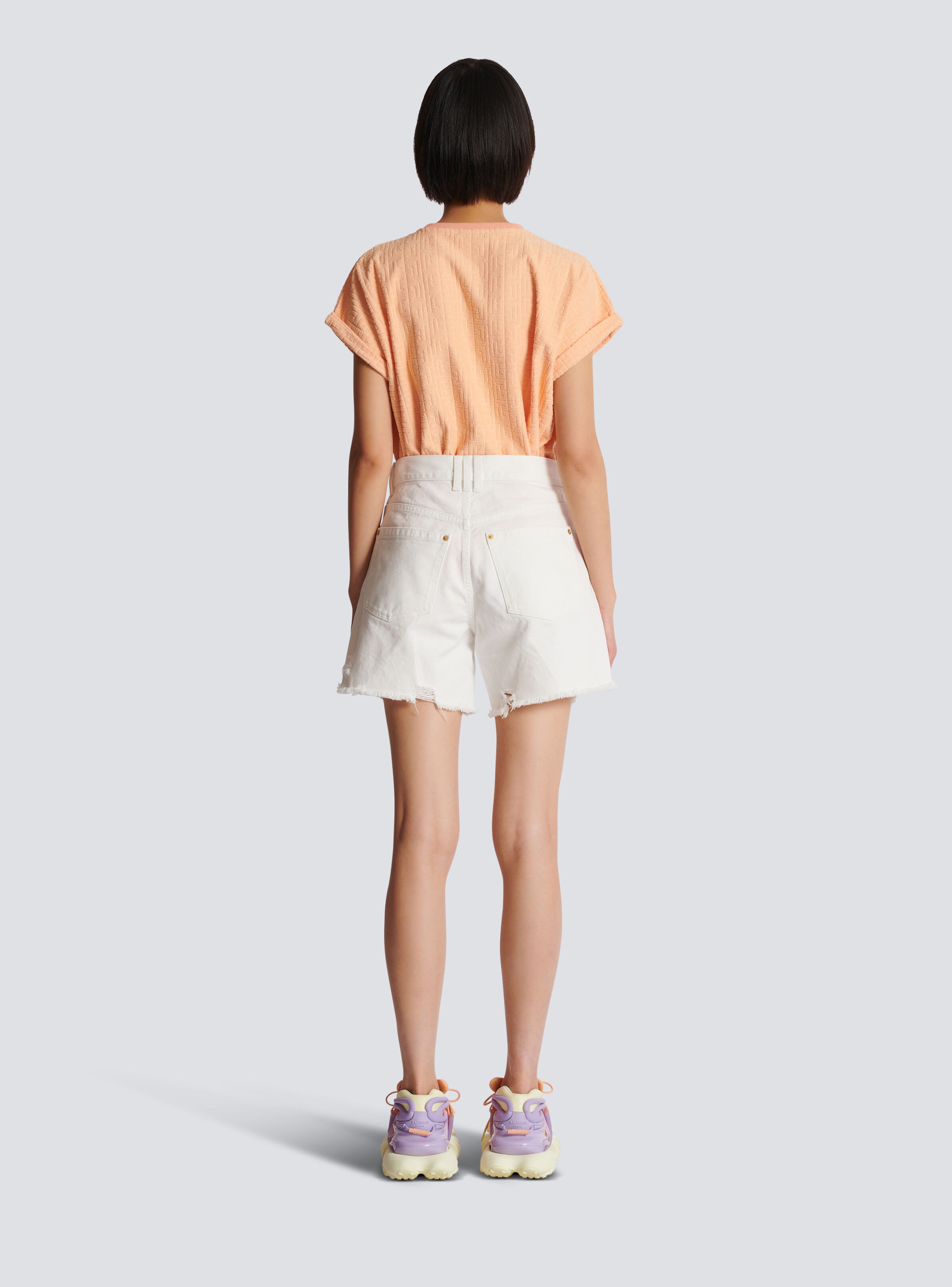 Denim shorts - 4