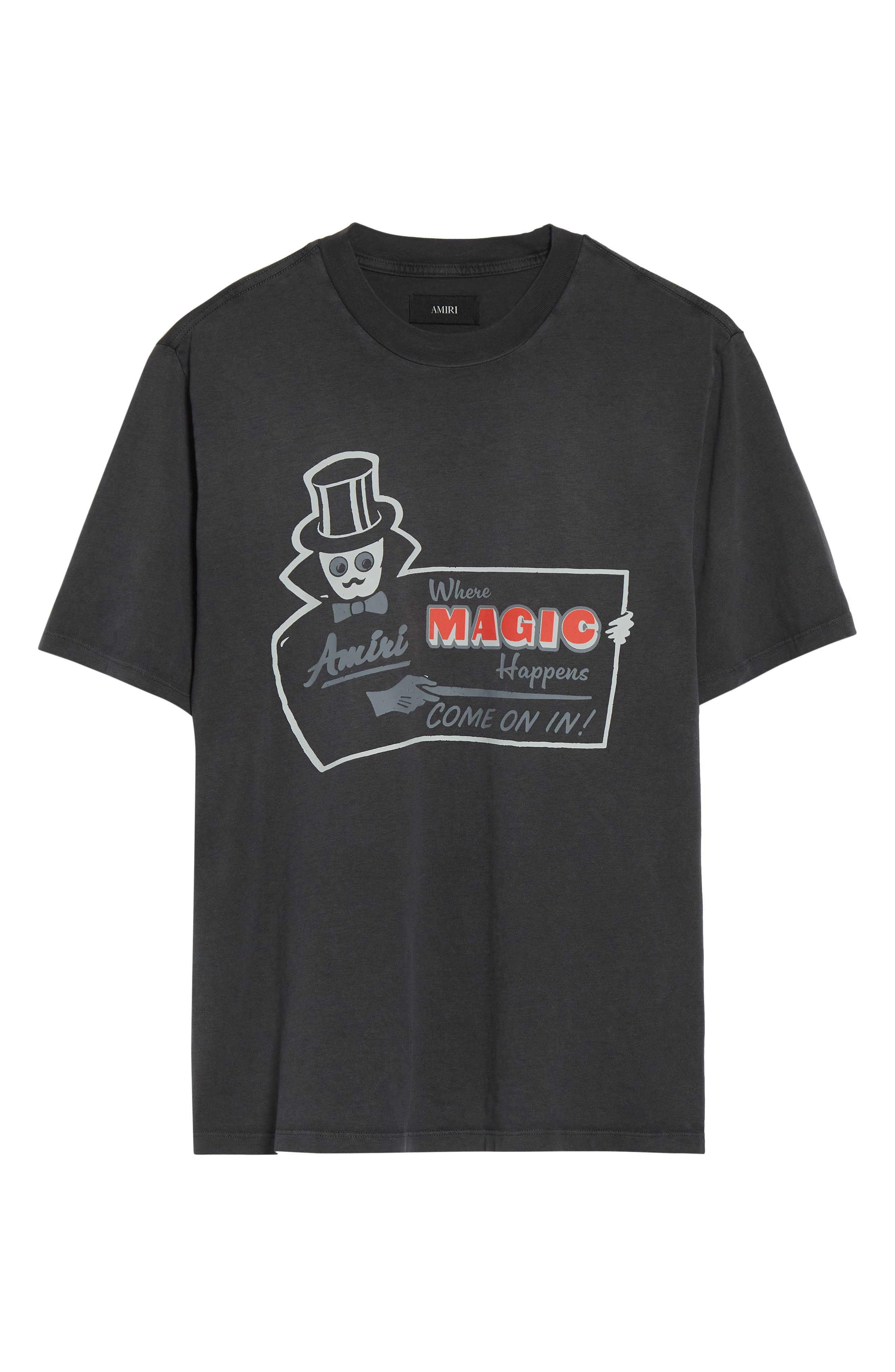 AMIRI Oversize Magic Graphic T-Shirt in Black at Nordstrom - 1