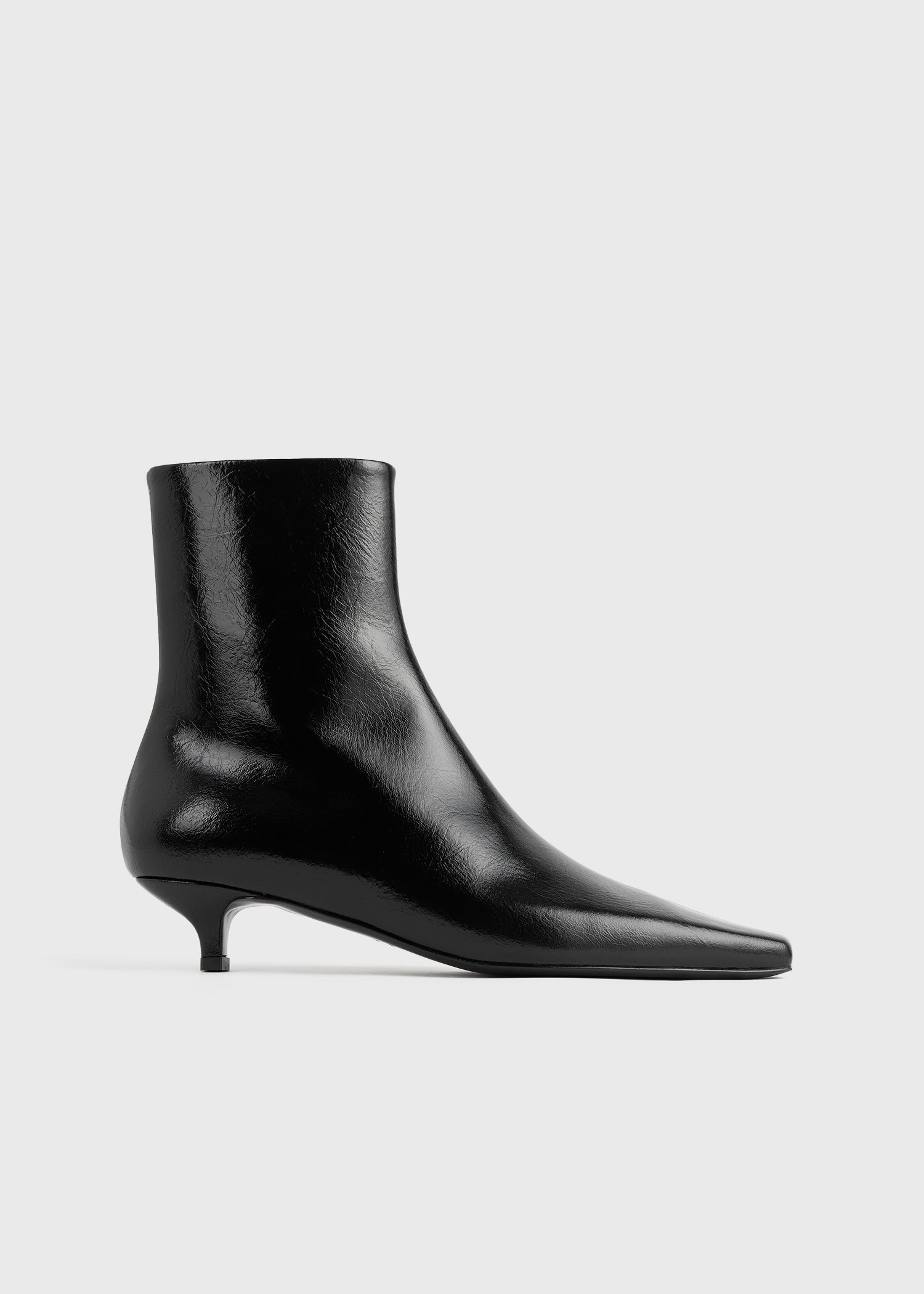 Slim naplack ankle boots black - 1
