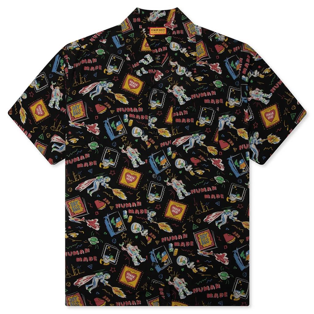 ALOHA SHIRT - BLACK - 1