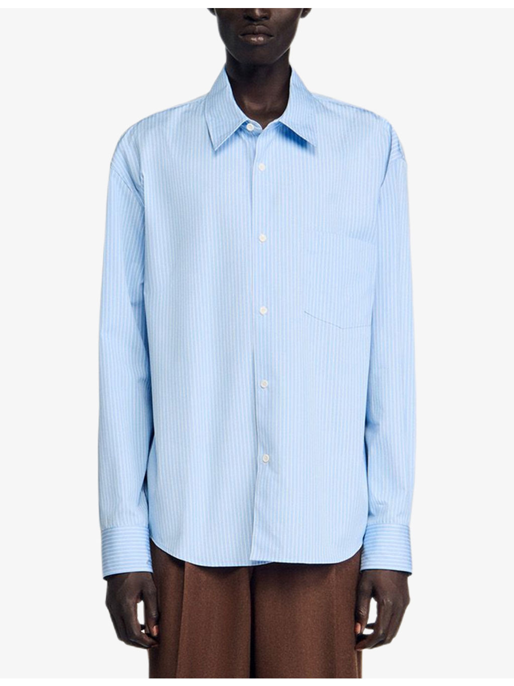 Striped Relaxed-Fit Cotton Shirt - 6
