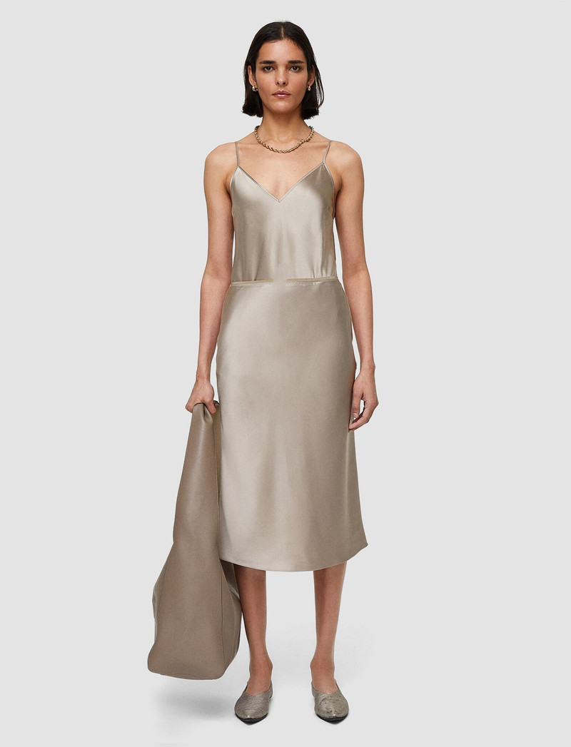JOSEPH Silk Satin Isaak Skirt outlook