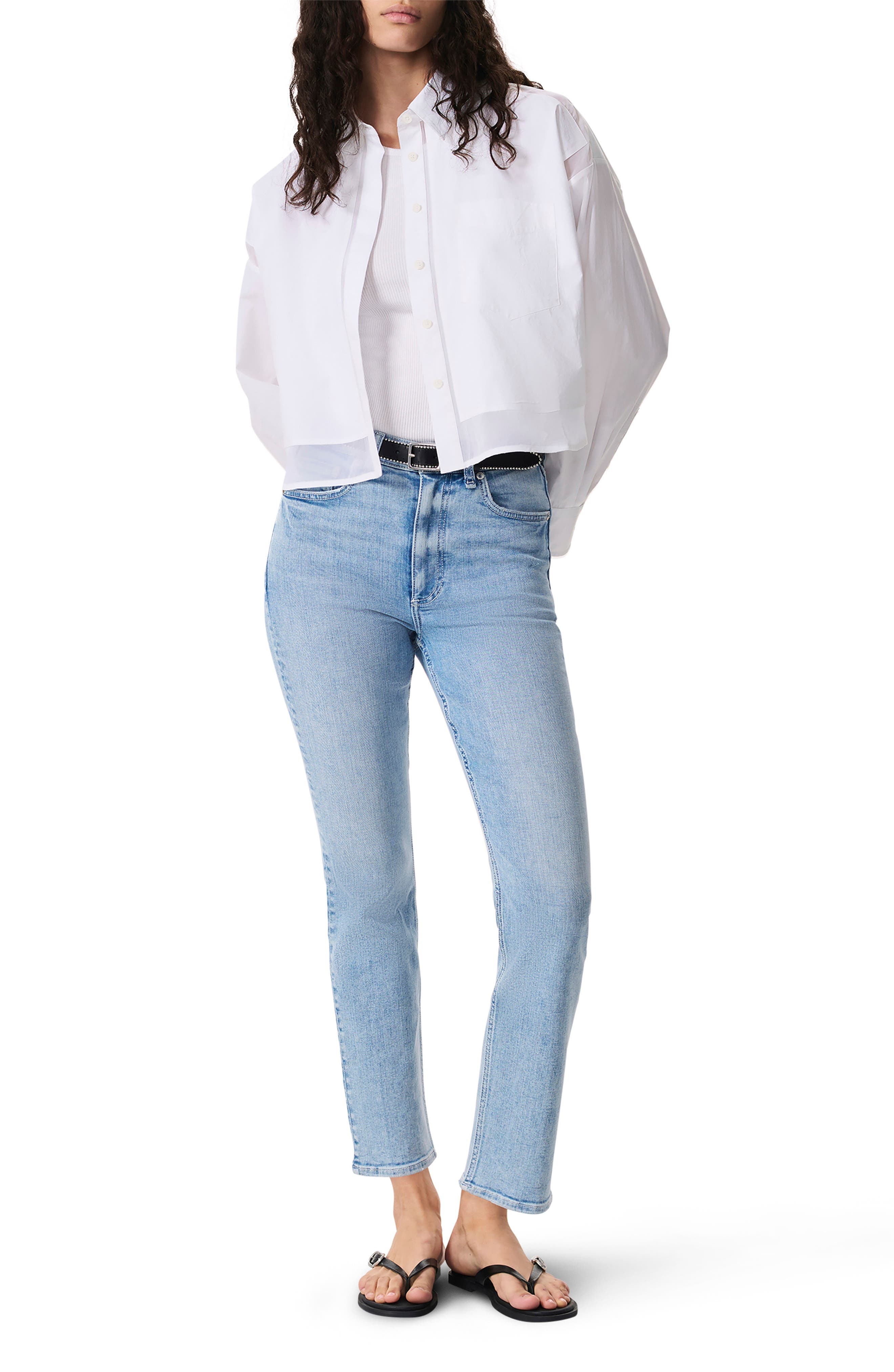 rag & bone Flexi Wren High Waist Ankle Slim Jeans in Keens at Nordstrom - 5
