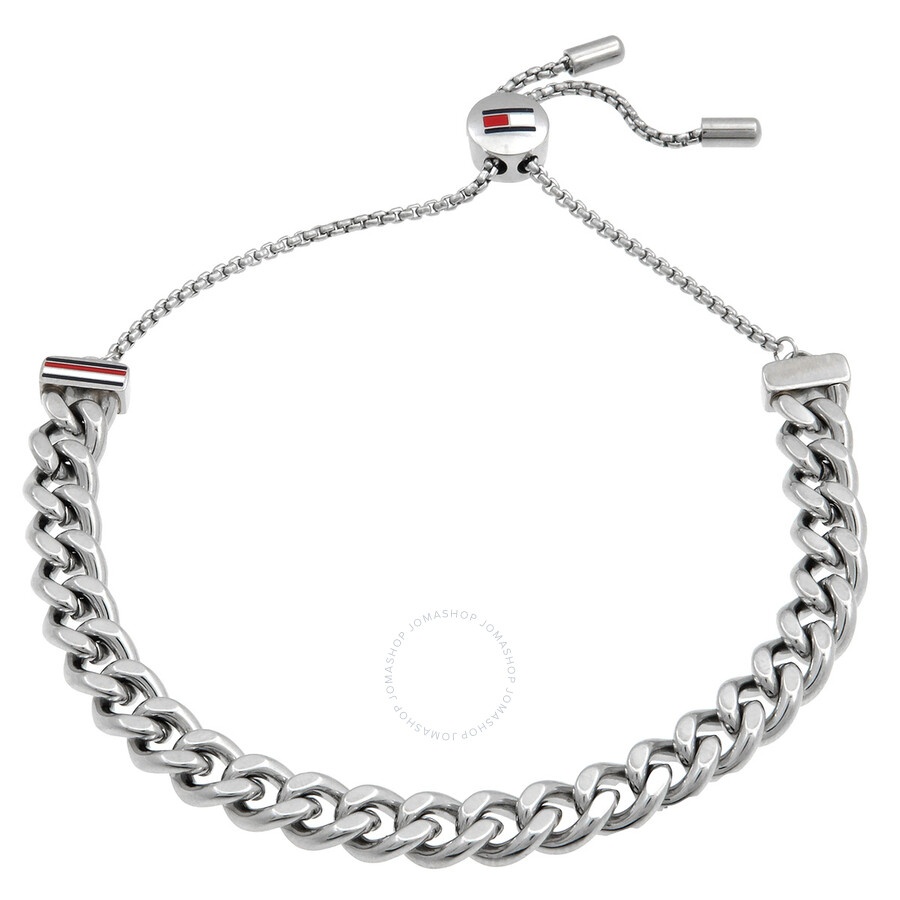 Tommy Hilfiger - Tommy Hilfiger Ionic Plated Thin Stainless Steel Bracelet - 1