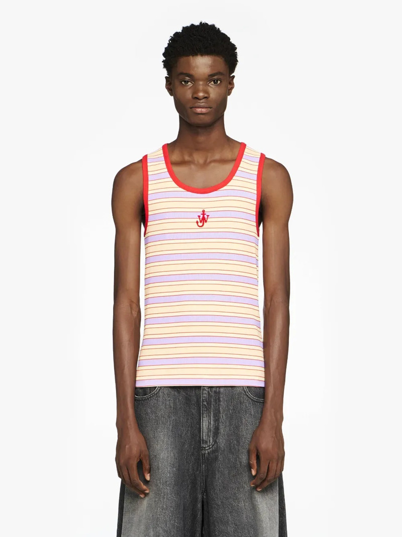 JW Anderson CONTRAST TRIM STRIPED VEST outlook