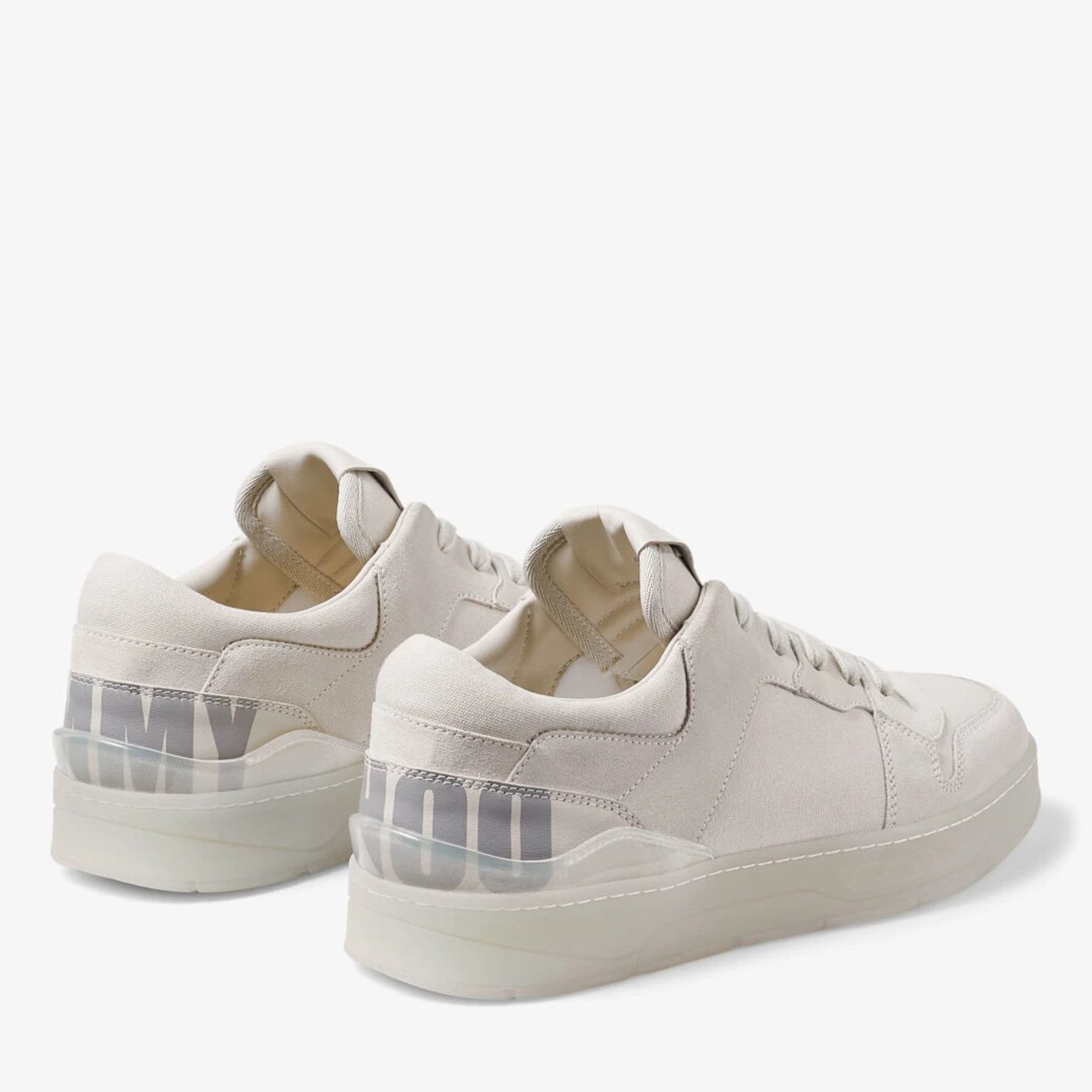 Florent M
Chalk Crosta and Canvas Trainers with Choo Lettering - 6