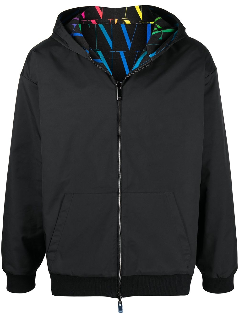 VLTN TIMES reversible zipped hoodie - 1