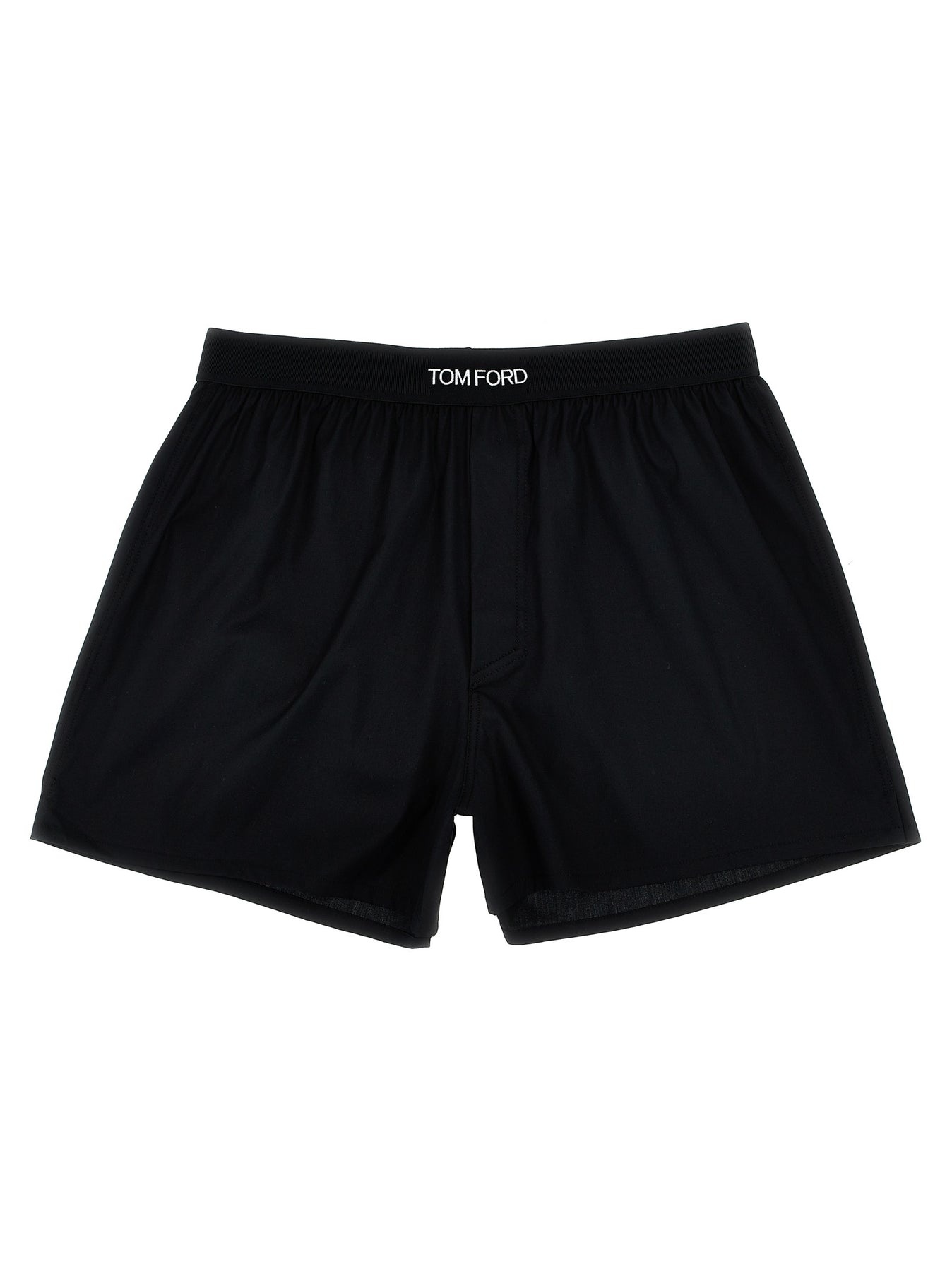 Logo Elastic Boxer Shorts Underwear, Body Black - 1