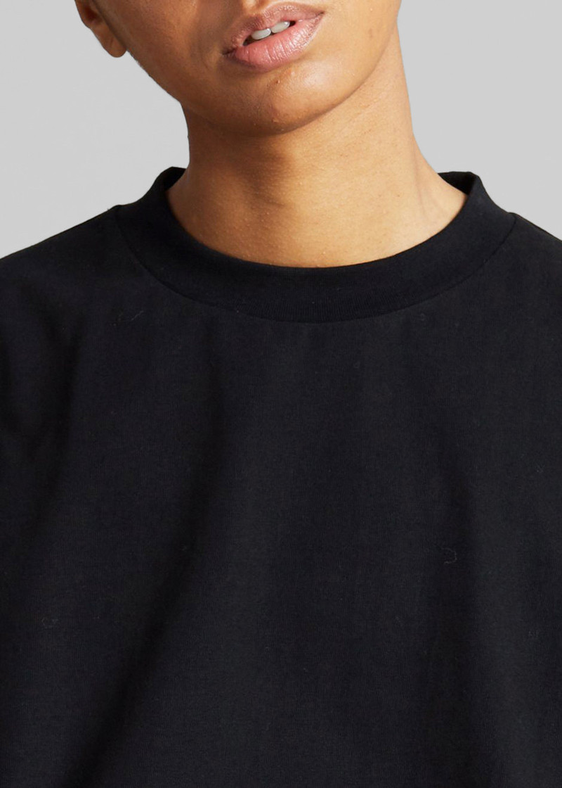 Lou Oversized Tee Dress - Black 5